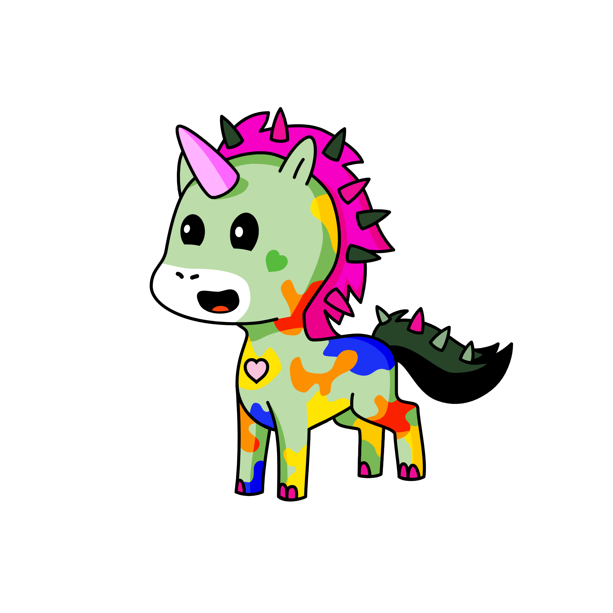 mui (before i made one(its like dis name but cant find it), the unicorn