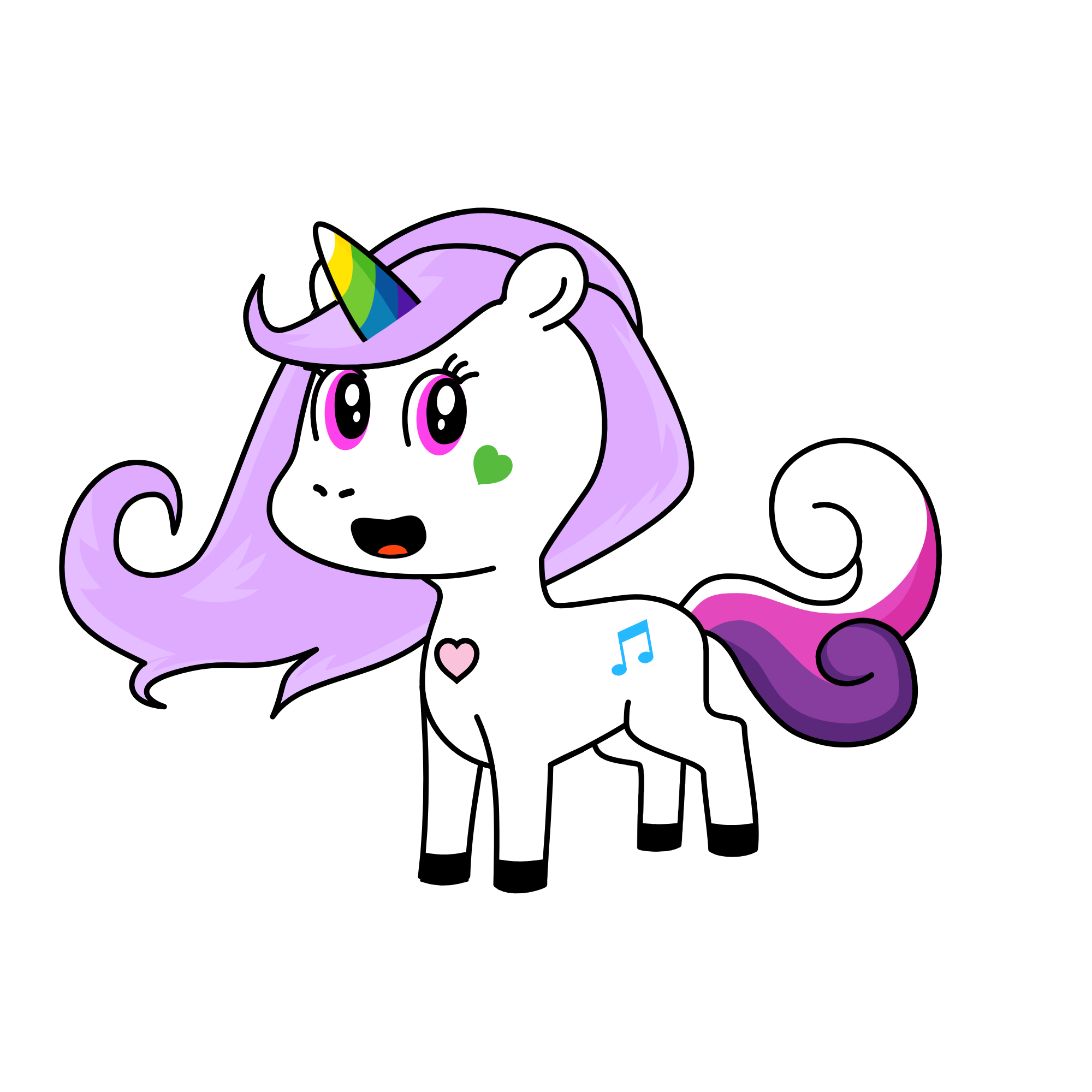 💗💗💗💗, the unicorn