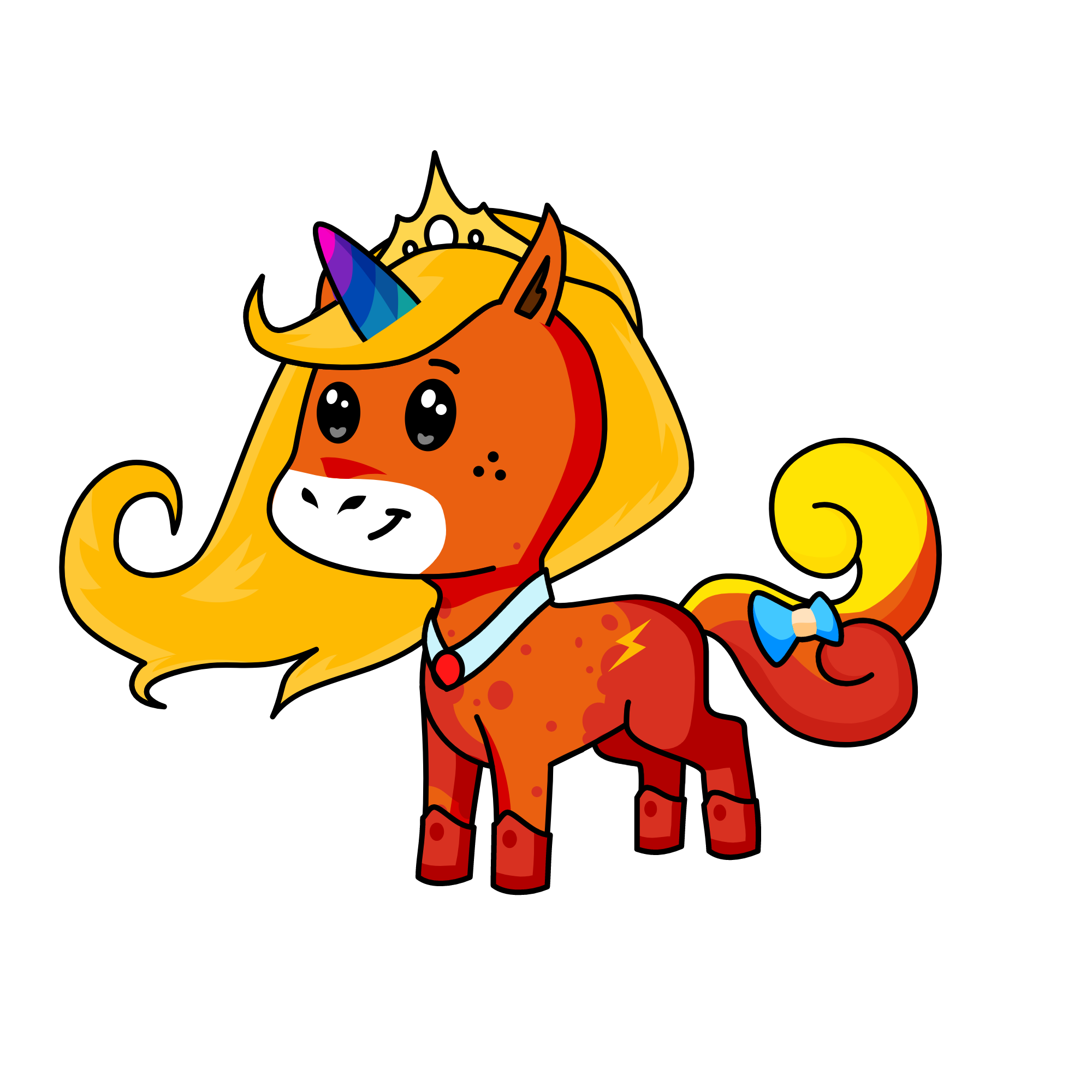Lightning, the unicorn