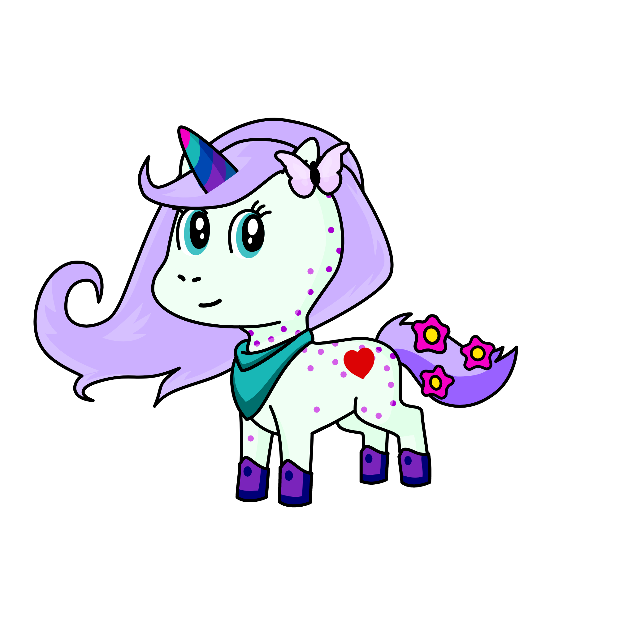 CANDY, the unicorn