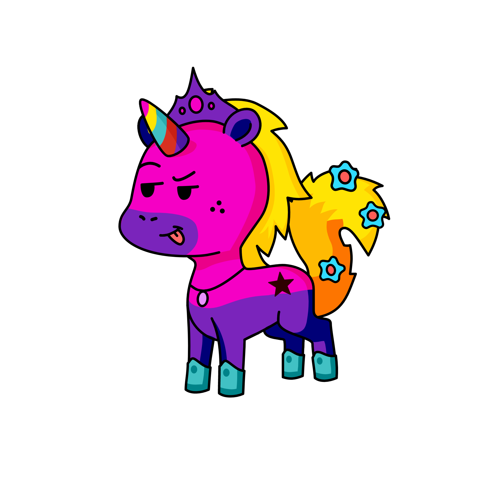 SASSY, the unicorn