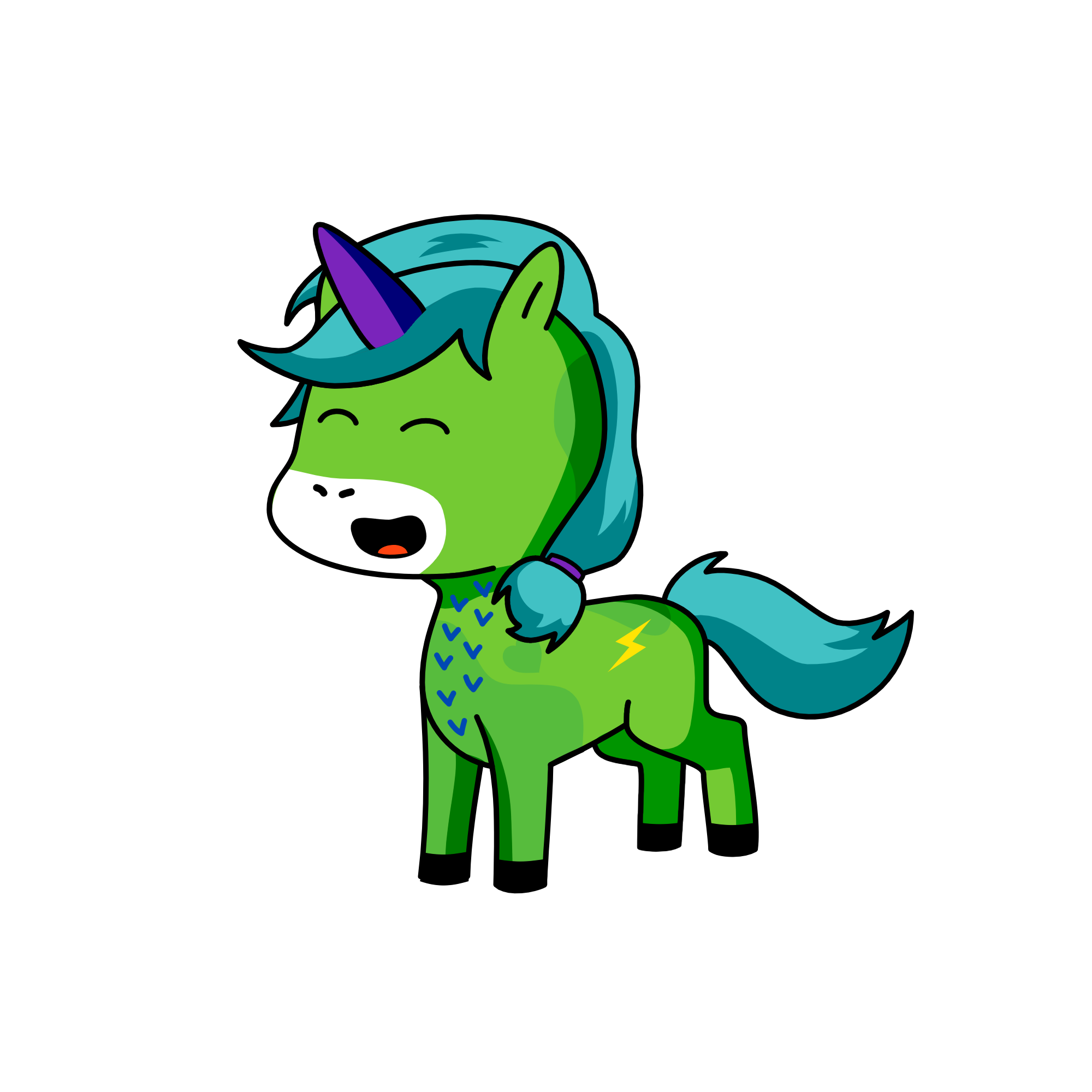 Dragón , the unicorn