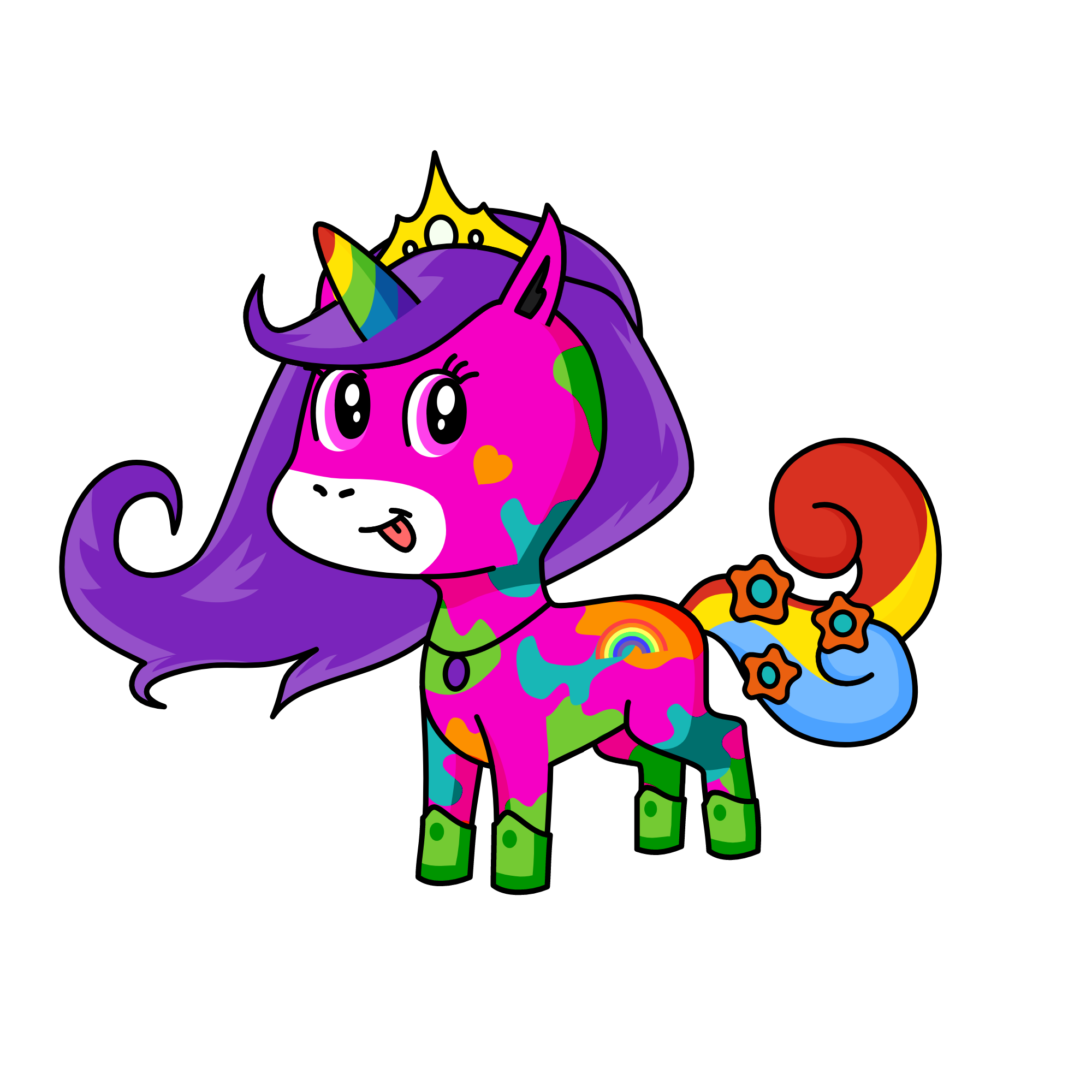 Grand Cornify Rainbow Unicorn, the unicorn