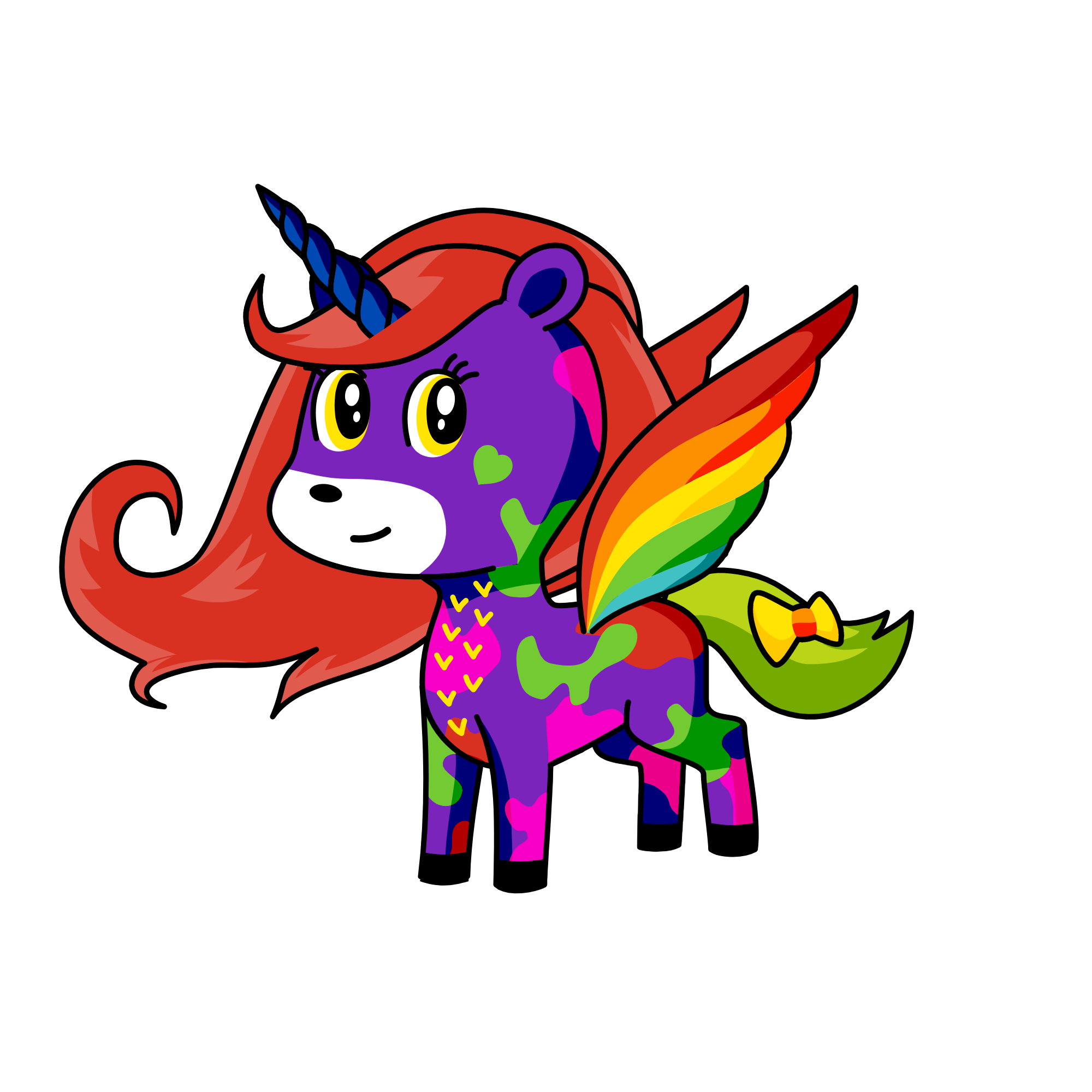 Pegasus, the unicorn