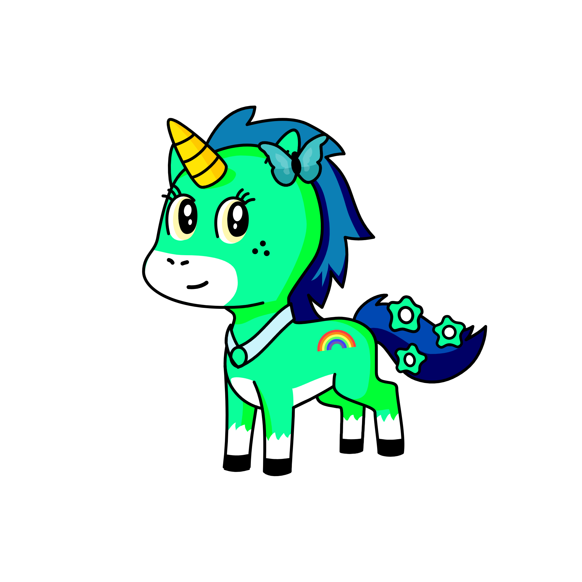 minty medow, the unicorn