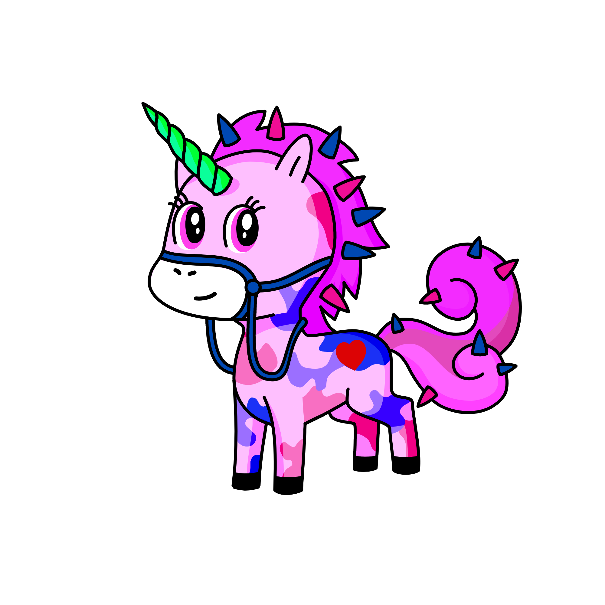 Queen of the spikes, the unicorn