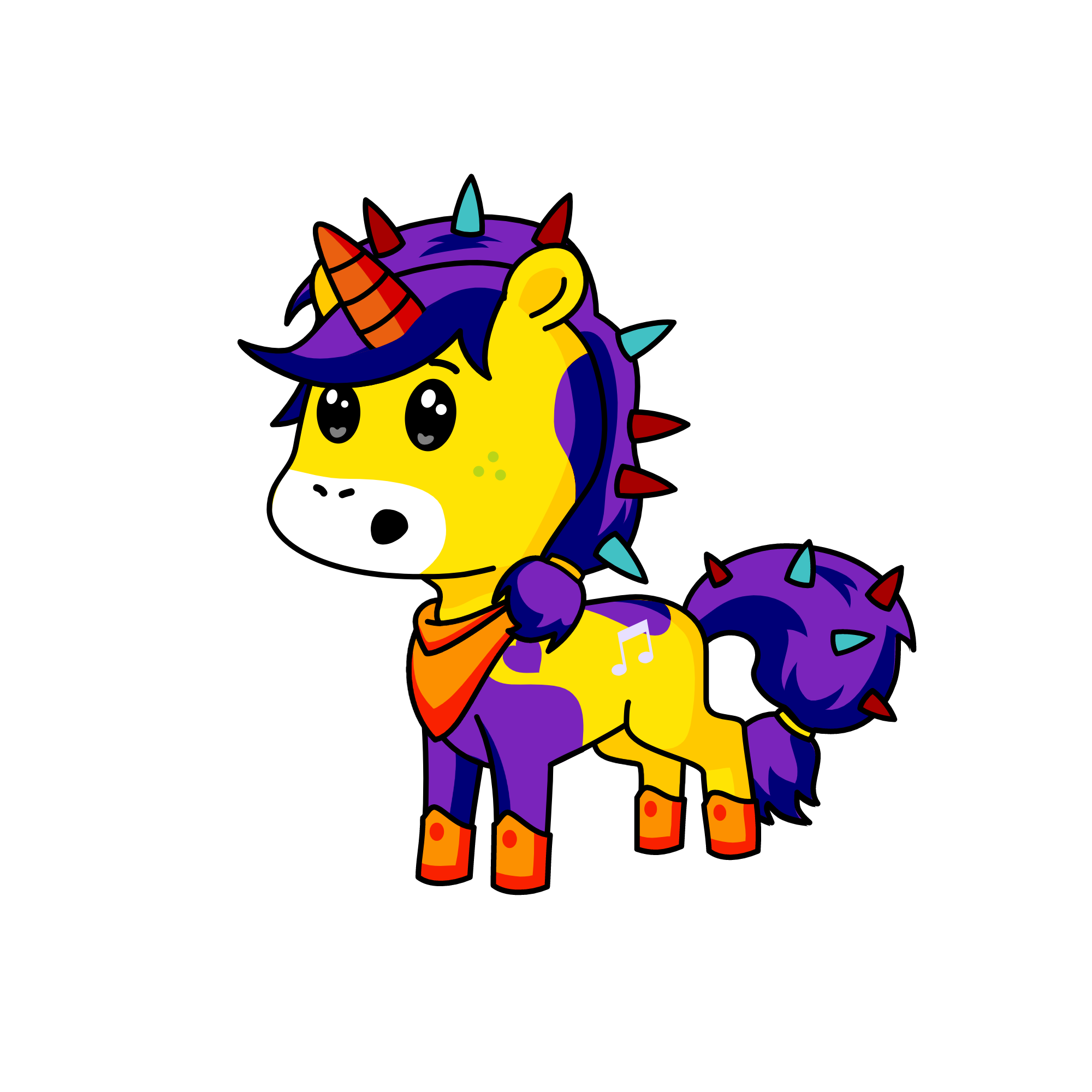 Addison, the unicorn