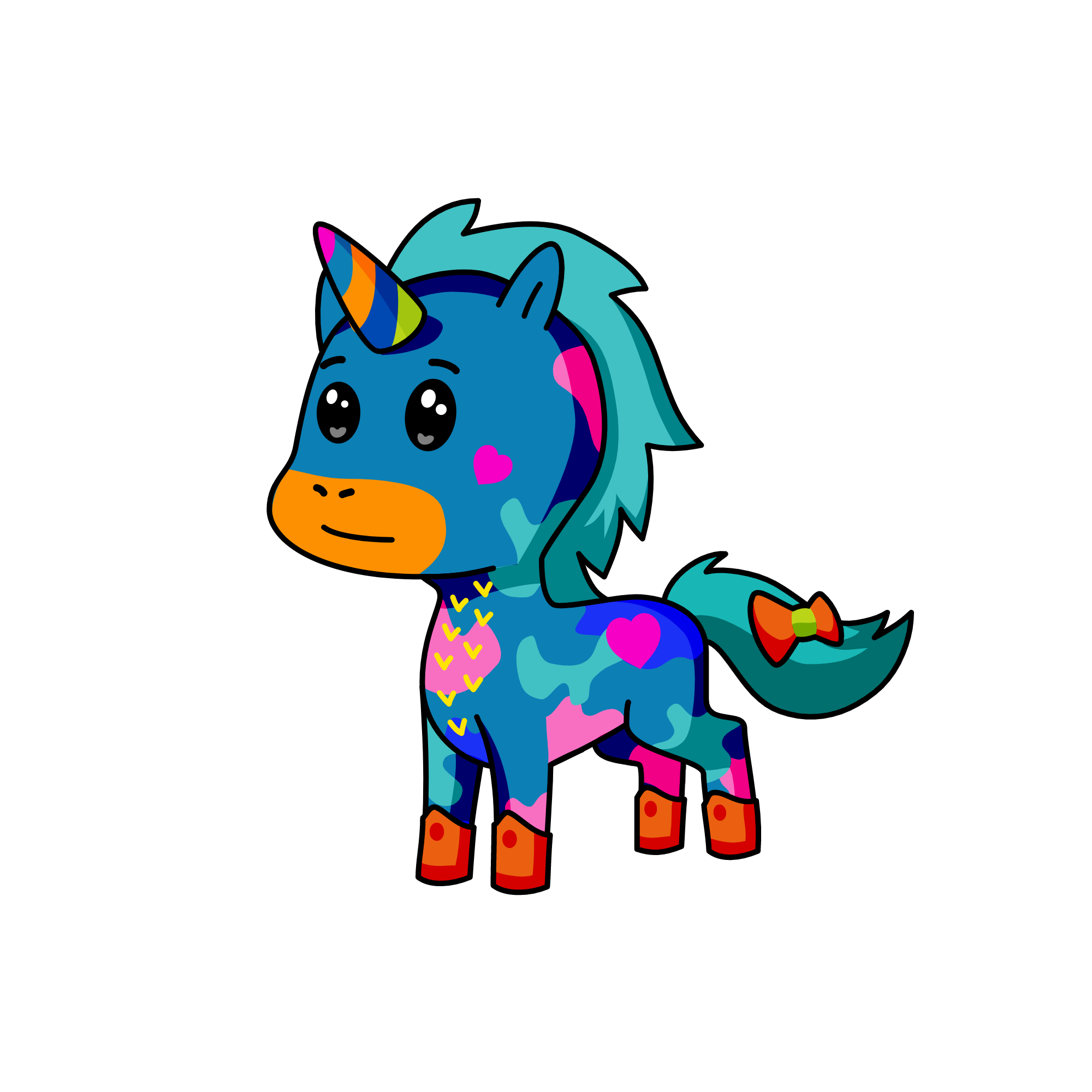 Candy, the unicorn
