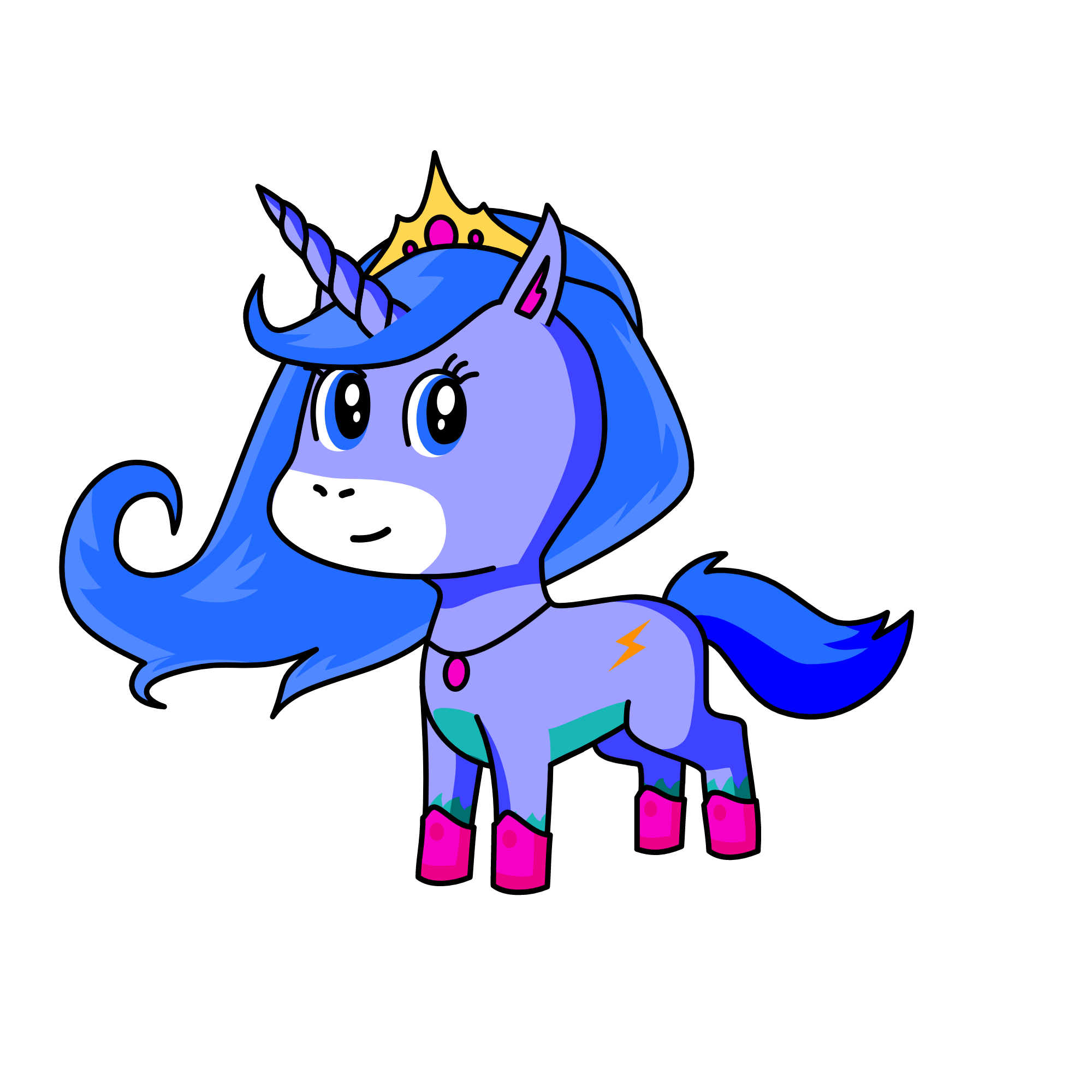 Princesse Luna, the unicorn