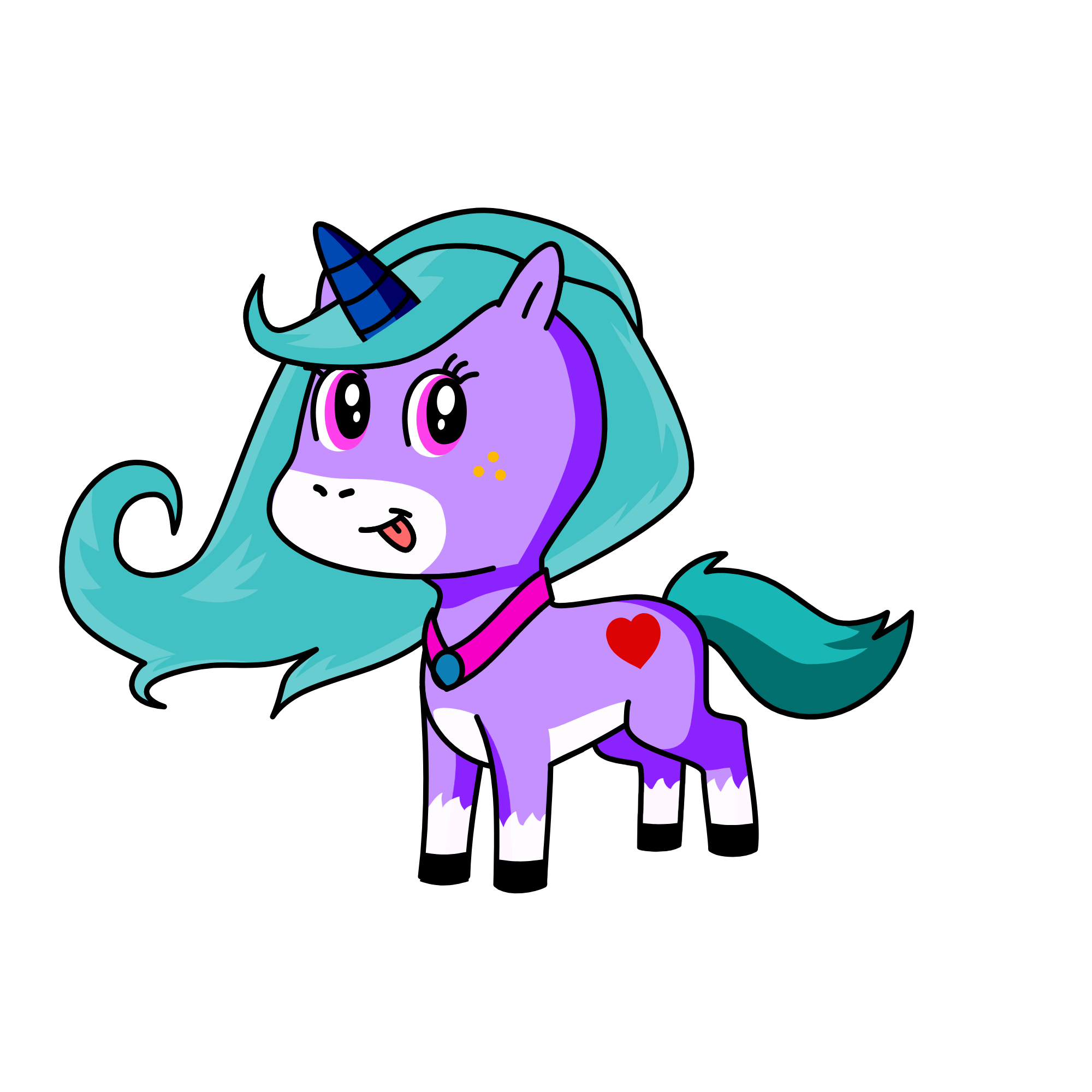 snow, the unicorn