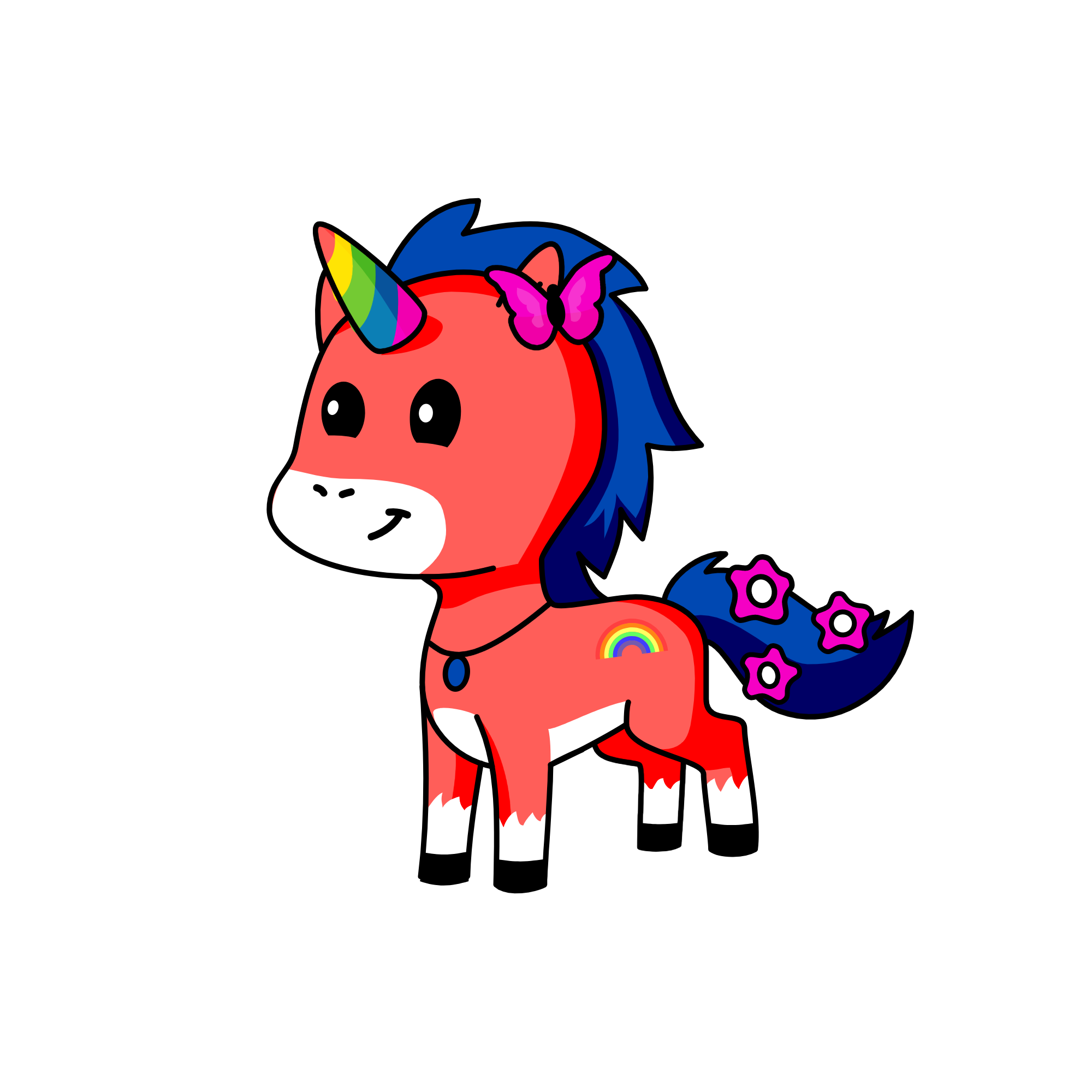 glitter, the unicorn