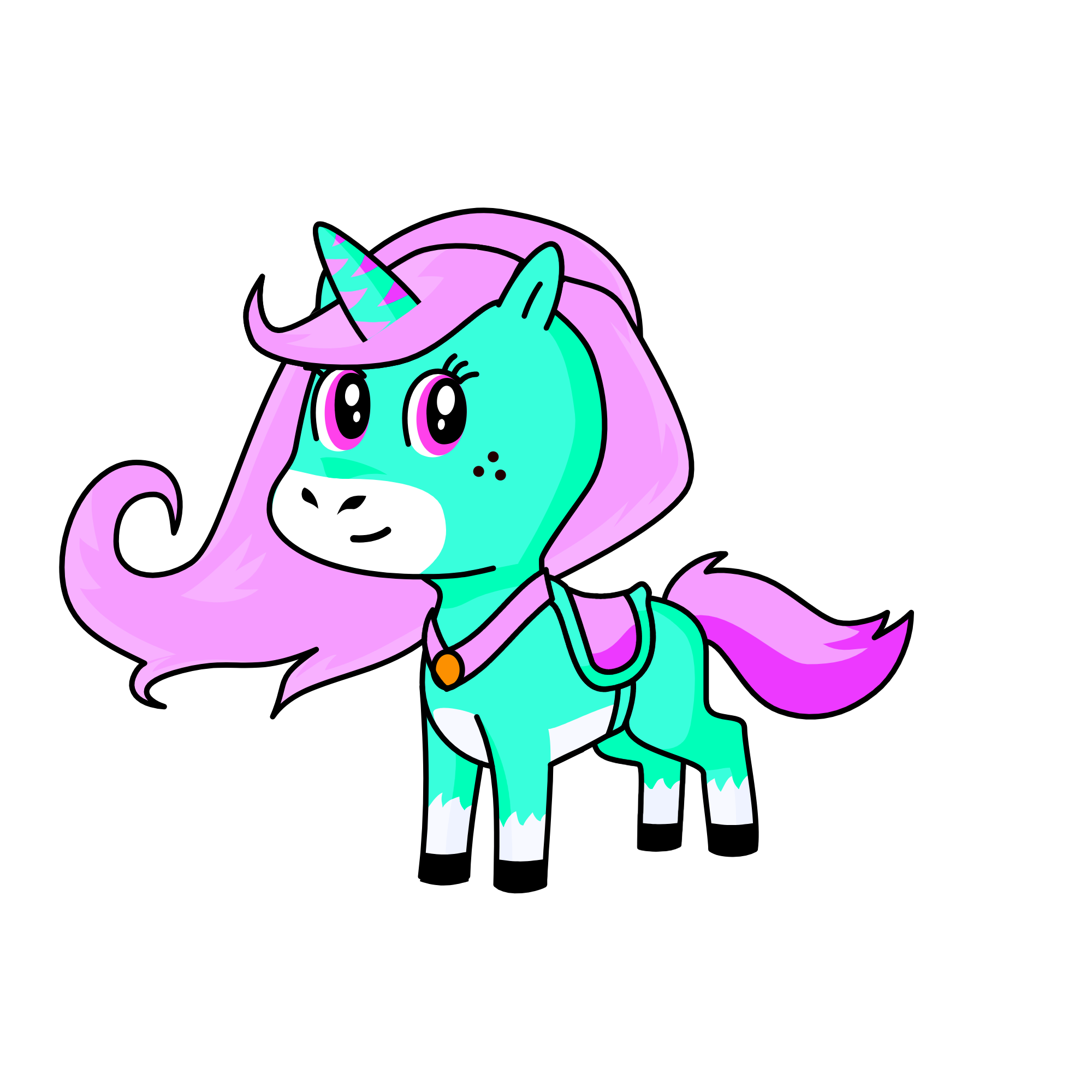 Freedom, the unicorn