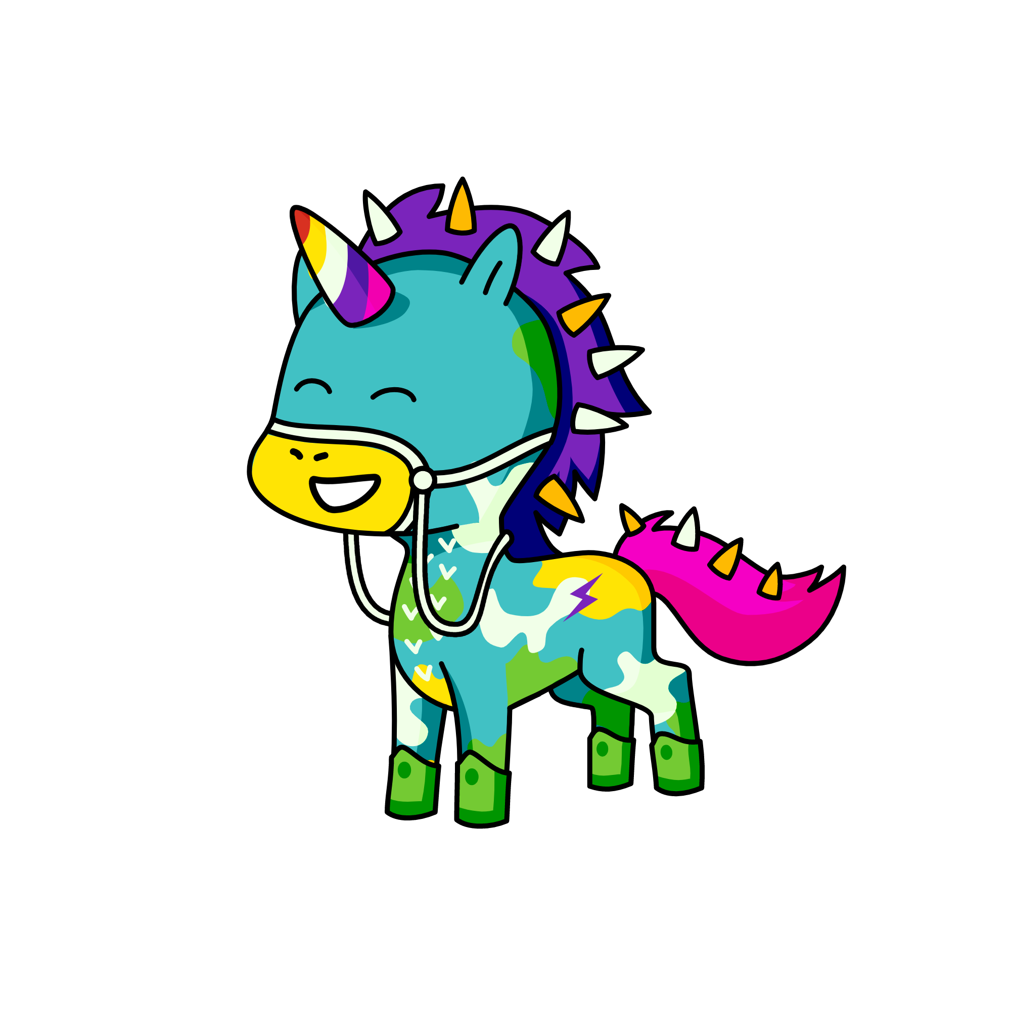 🥰 Rainbow Dash, the unicorn