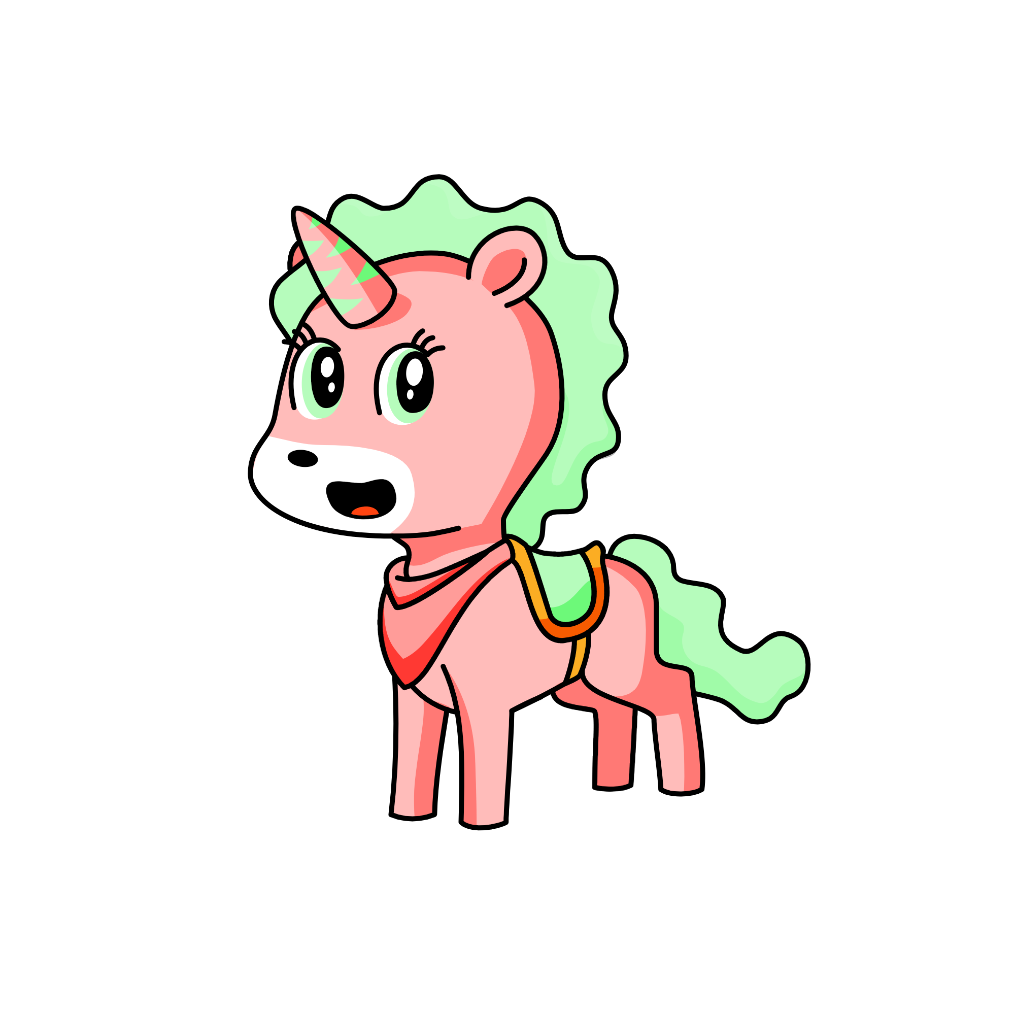 WaterMela, the unicorn