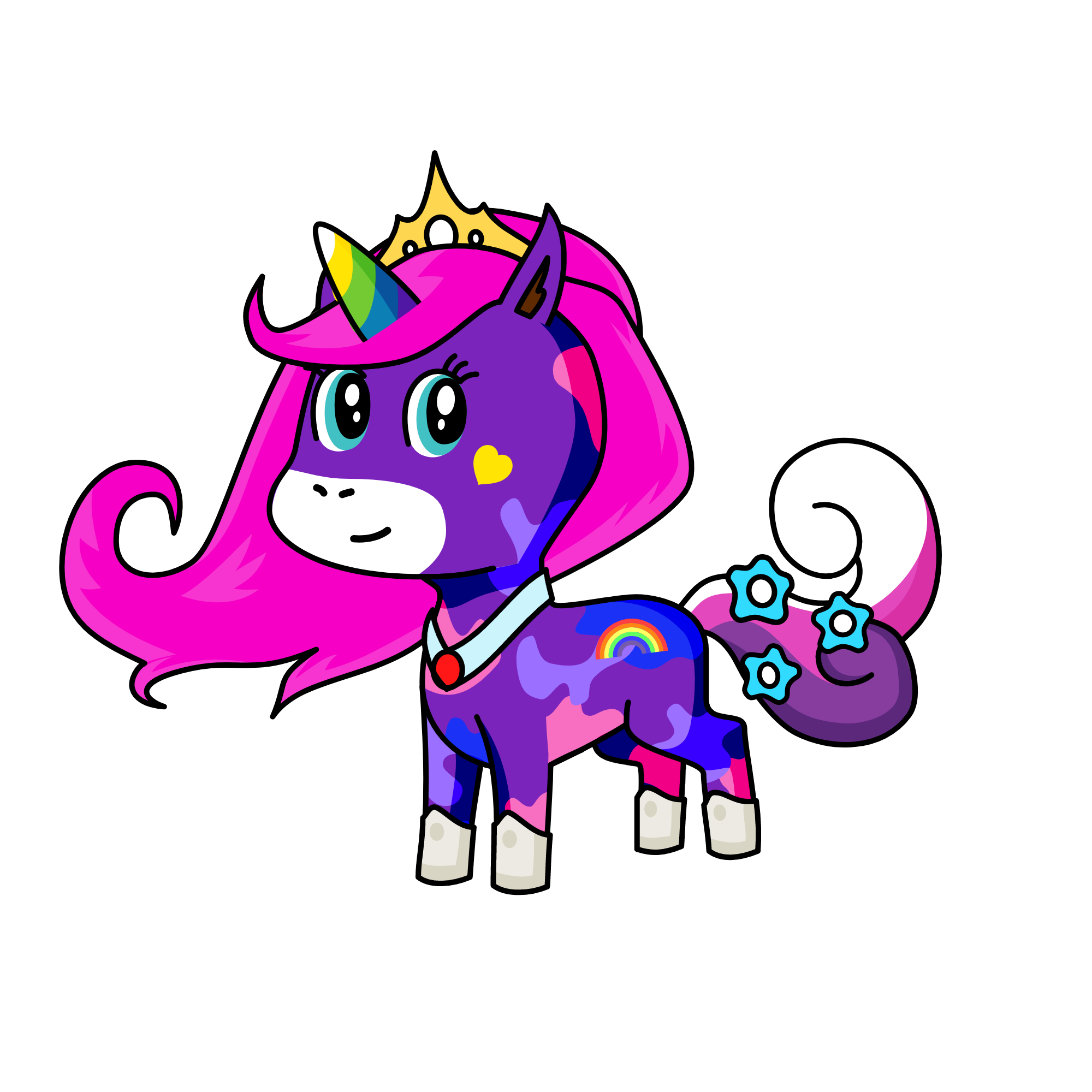 Cutie, the unicorn