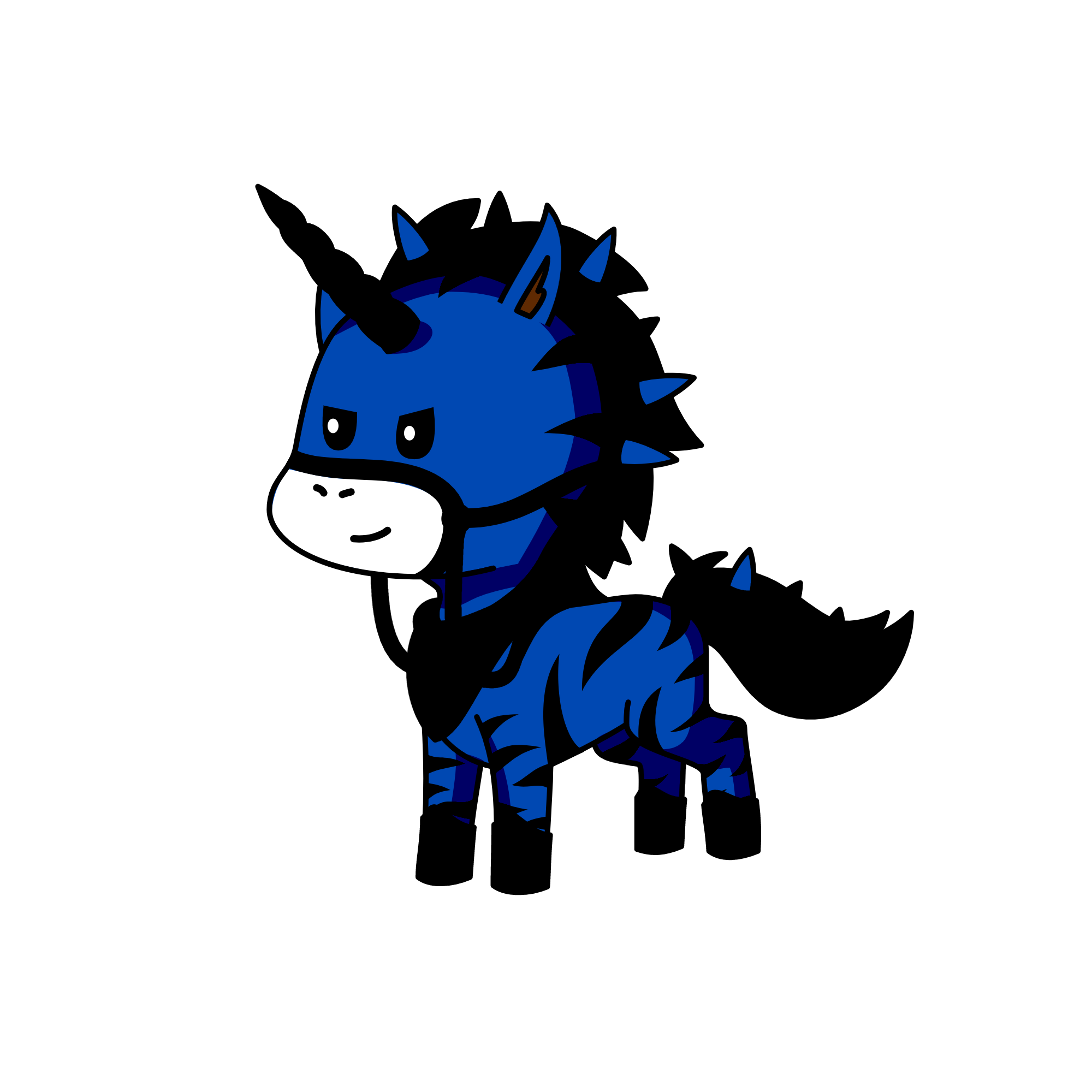 Dark, the unicorn