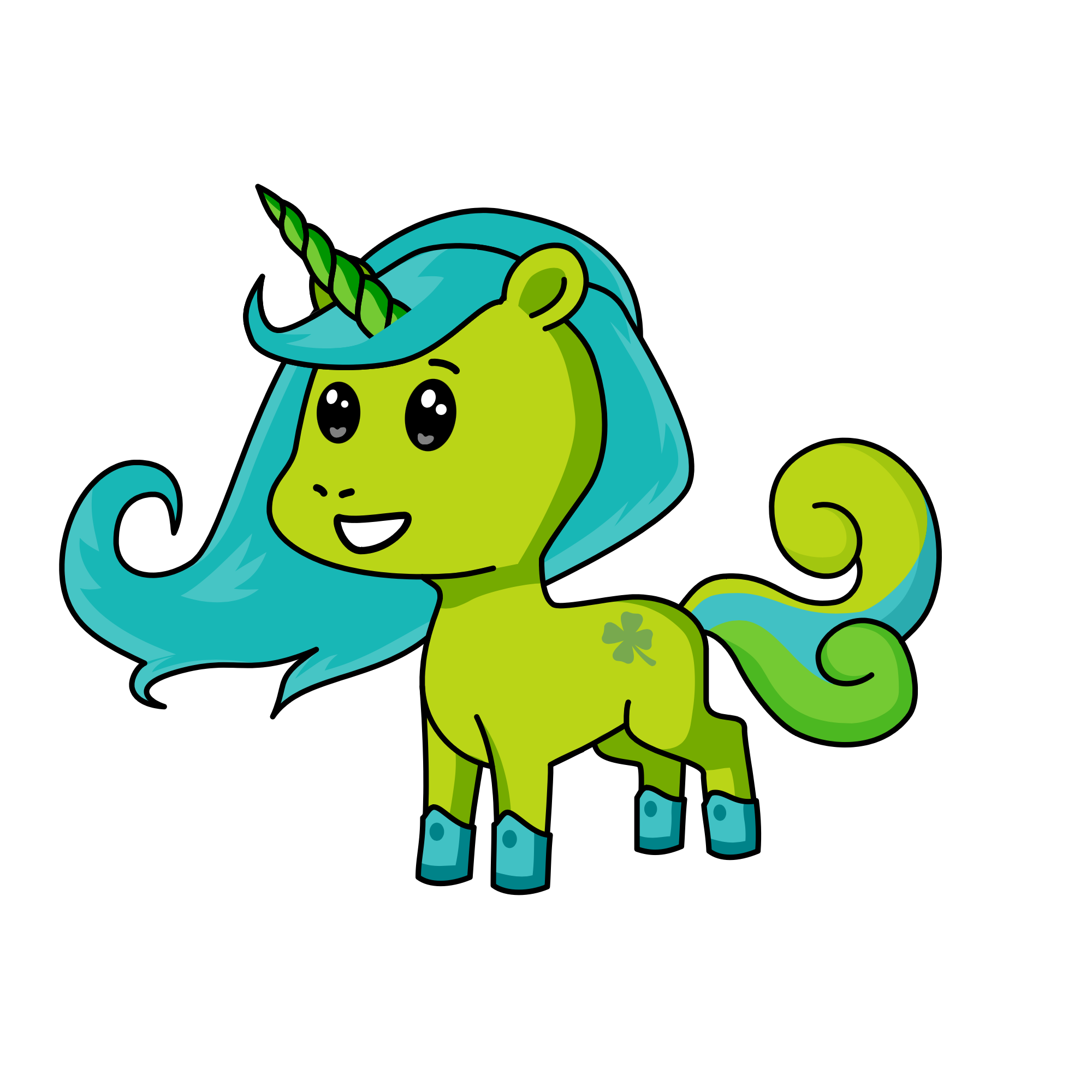Princess flower queen of earth , the unicorn