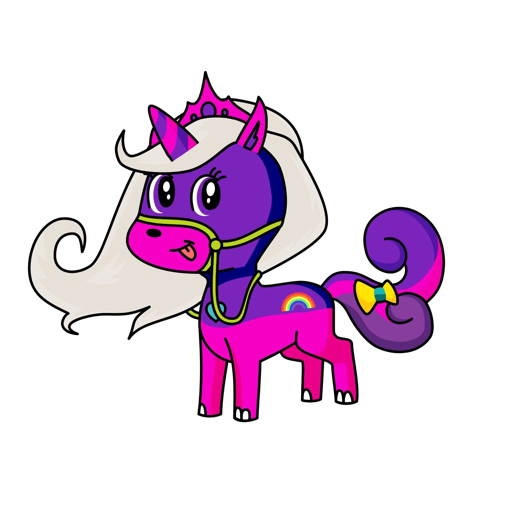 pinky, the unicorn