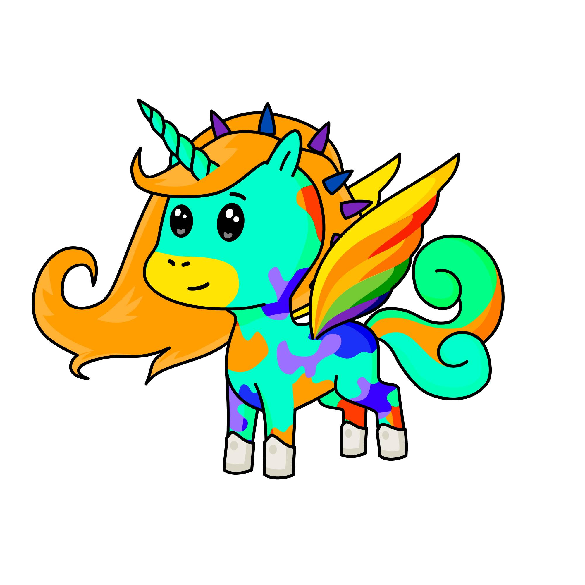 Neon Noters, the unicorn