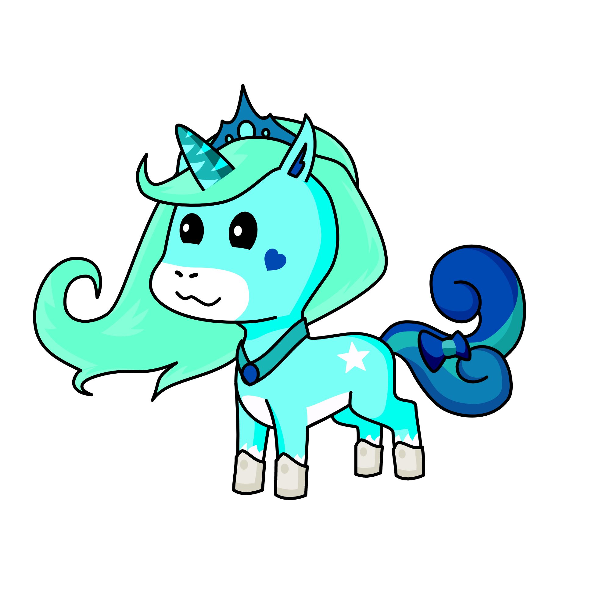 Winter, the unicorn