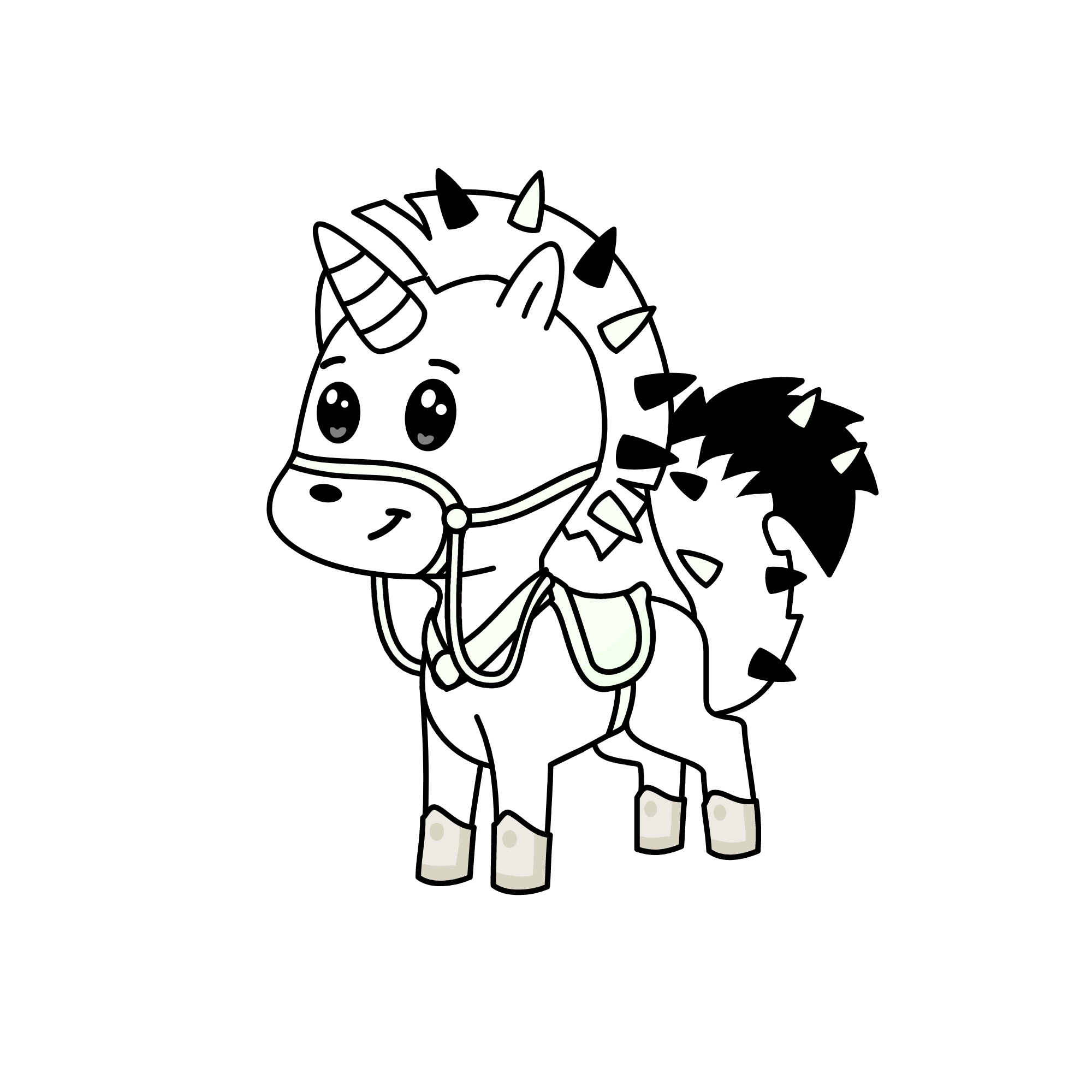 White boy, the unicorn