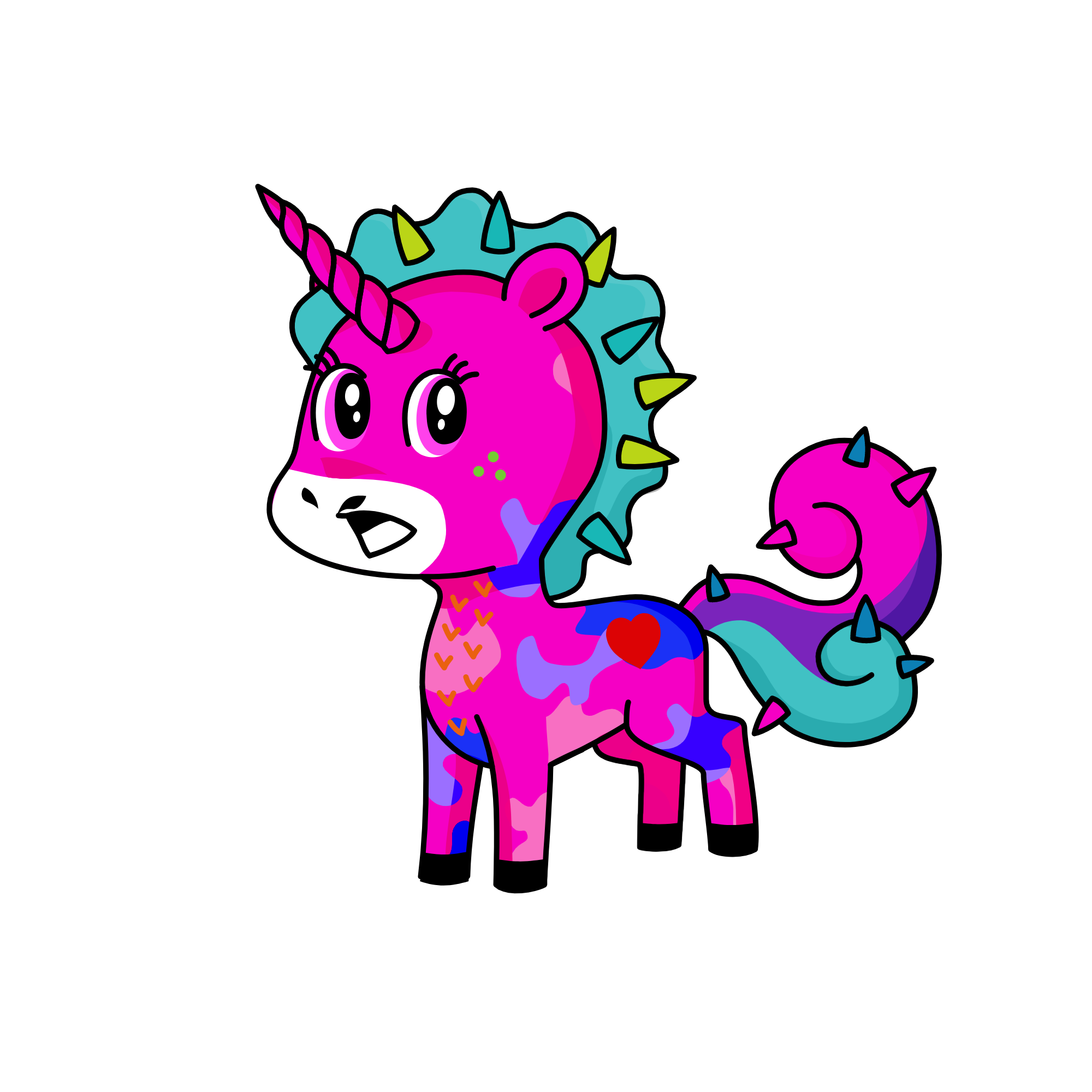 Cutie, the unicorn
