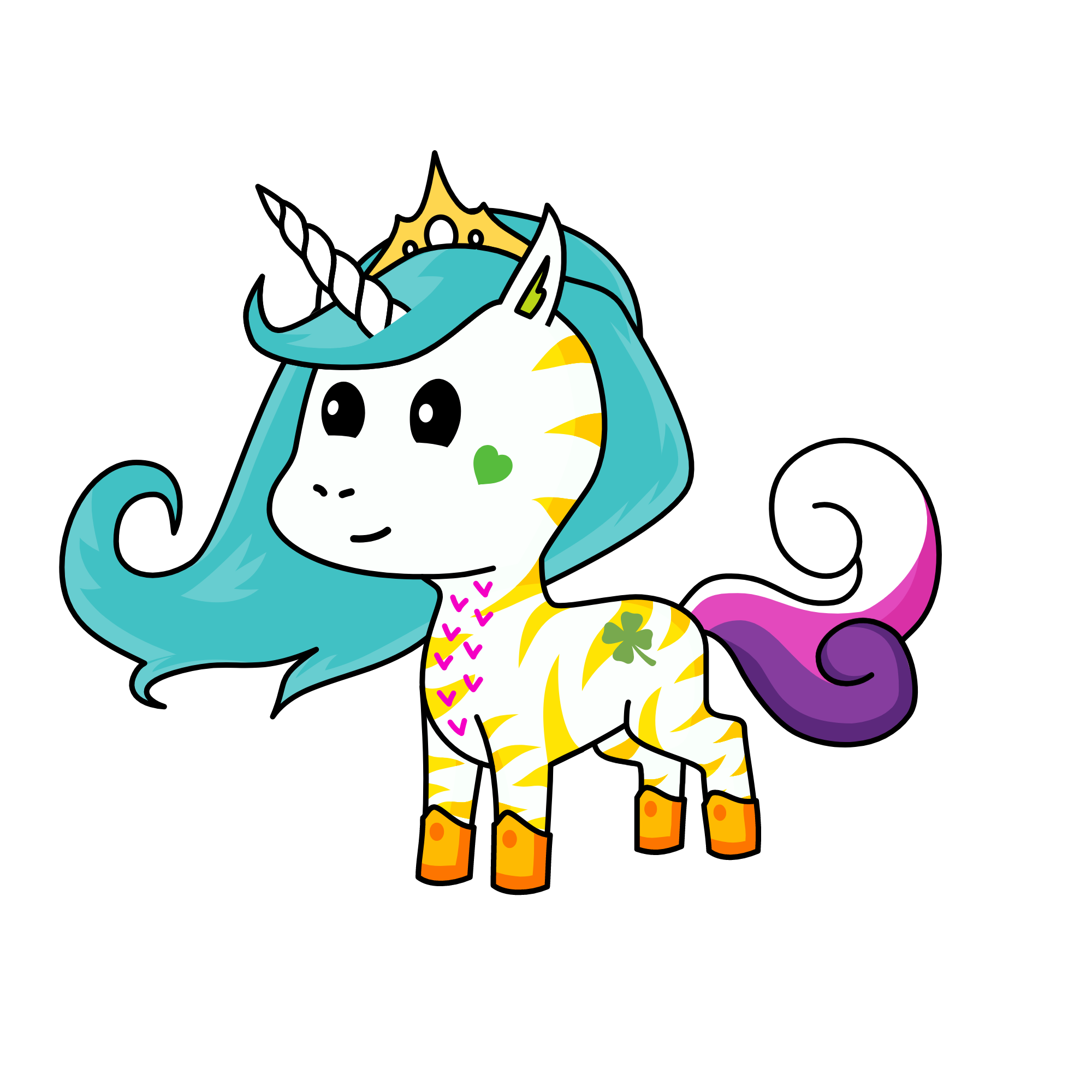 b, the unicorn
