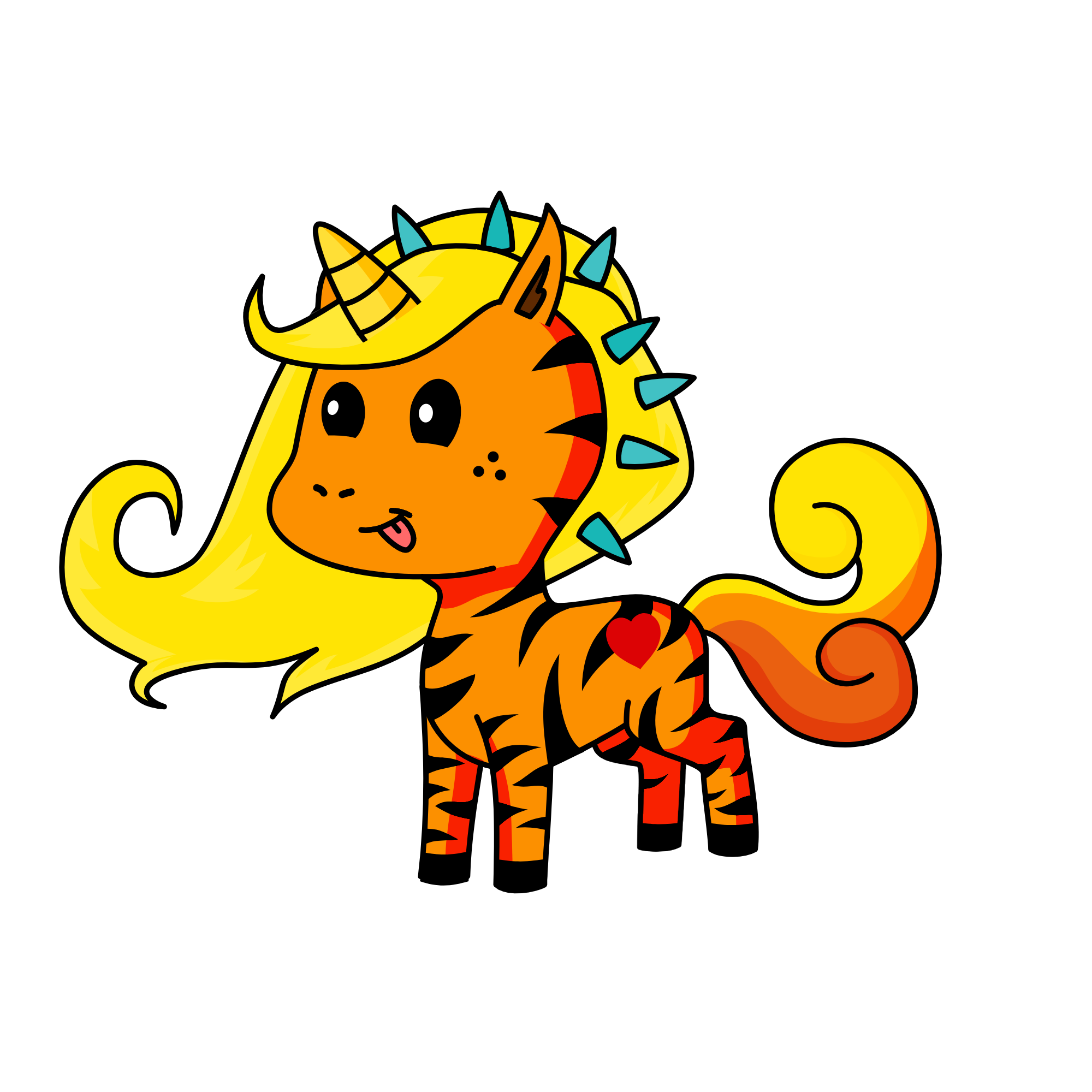 d, the unicorn