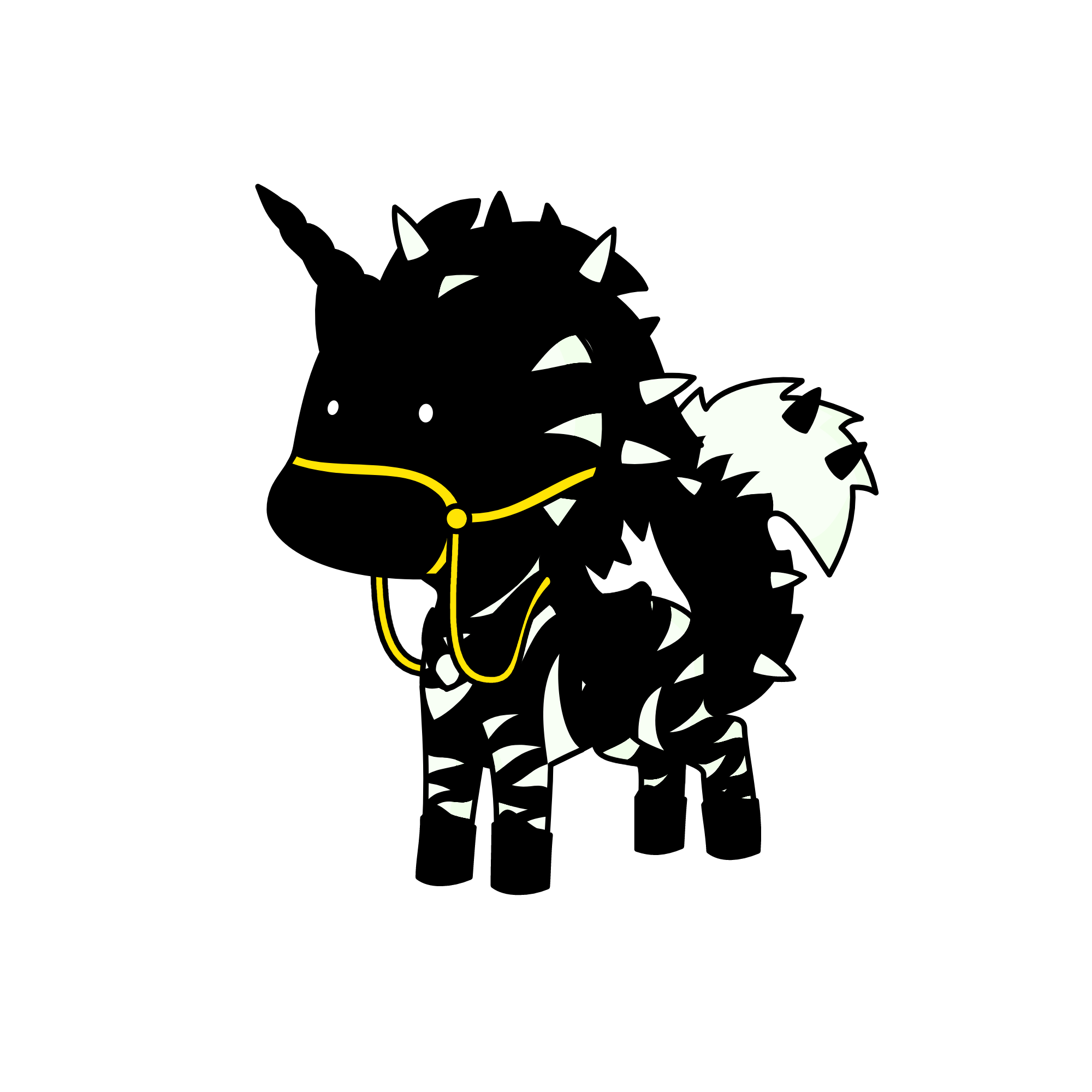 Black Boy, the unicorn