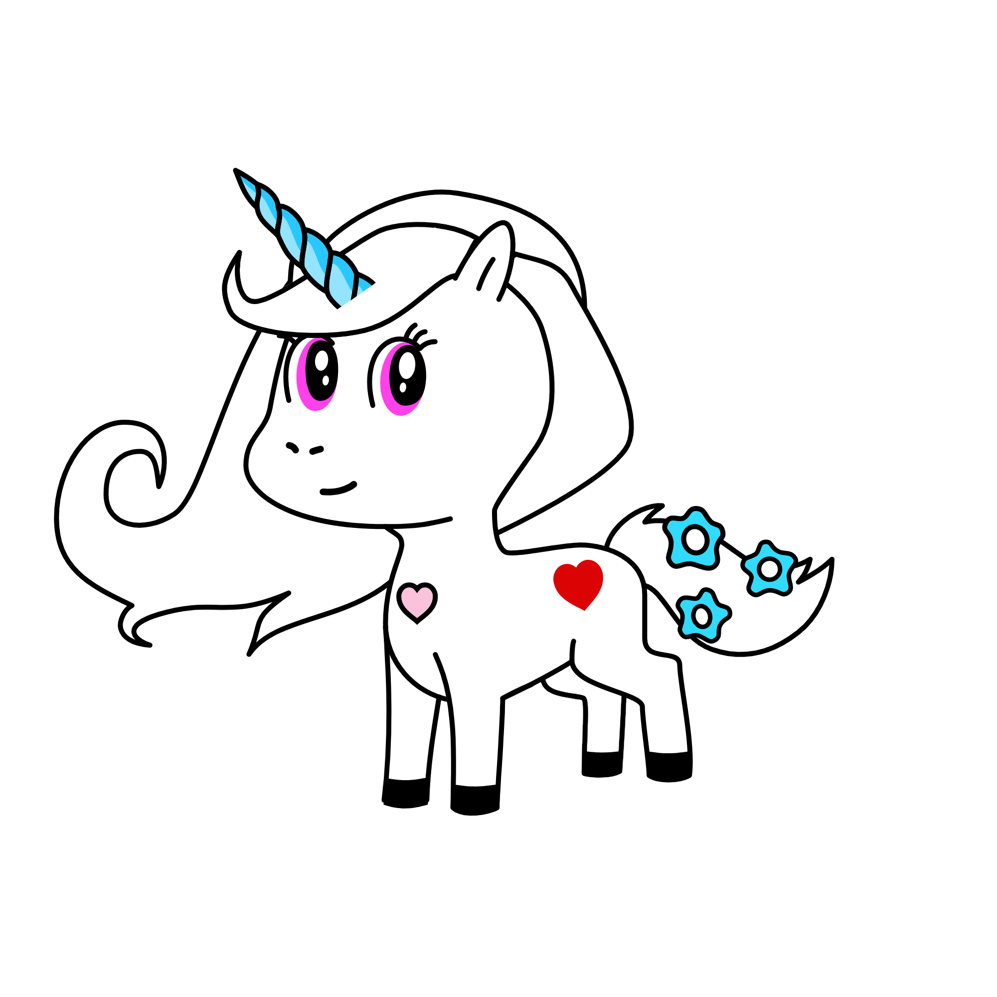 9, the unicorn