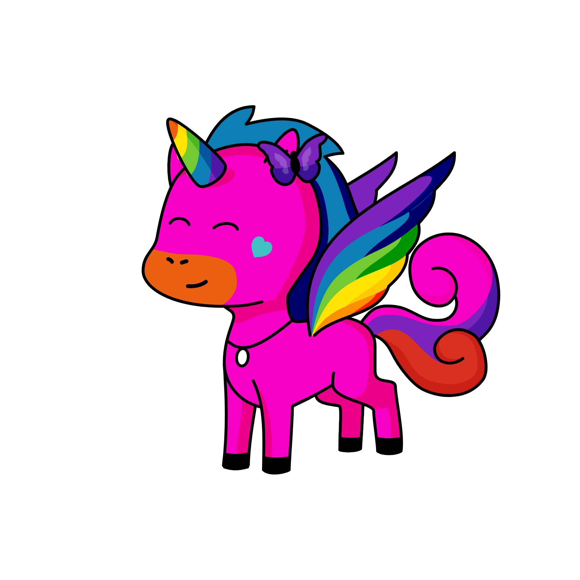the queen of nature, the unicorn