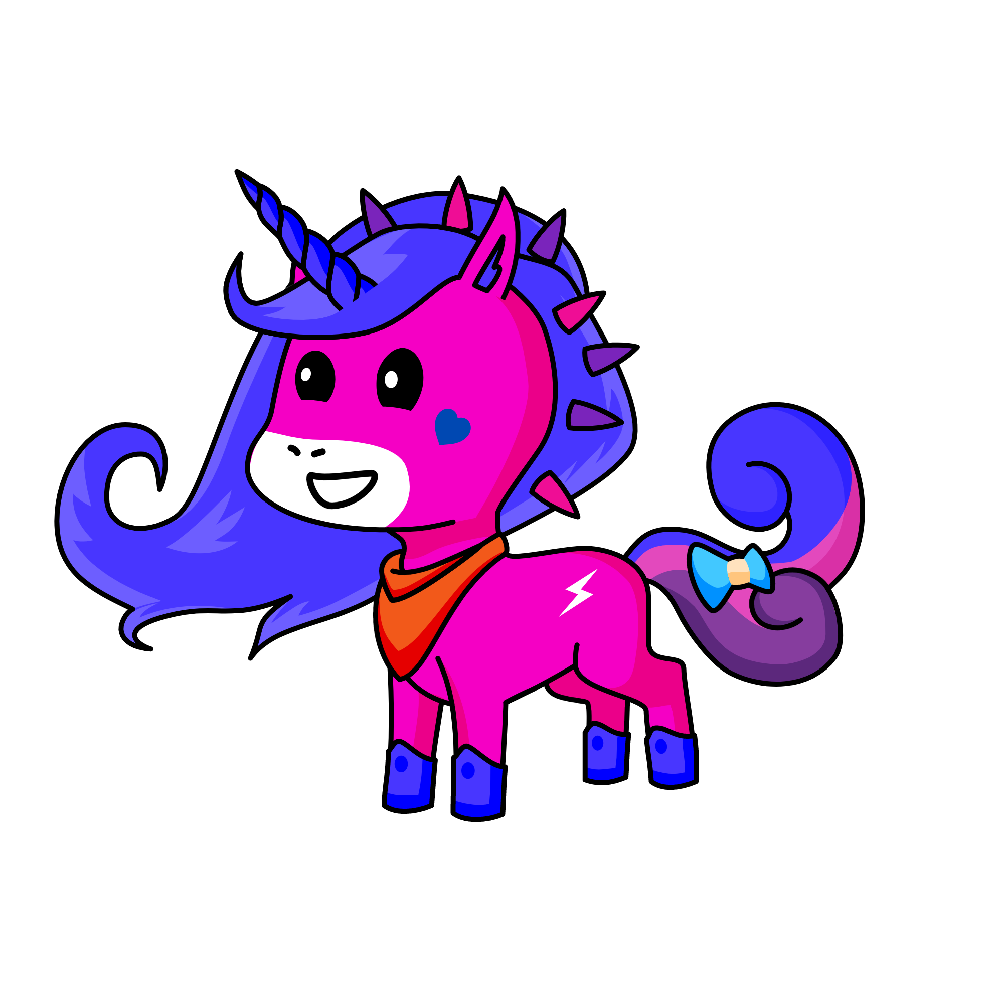 W, the unicorn
