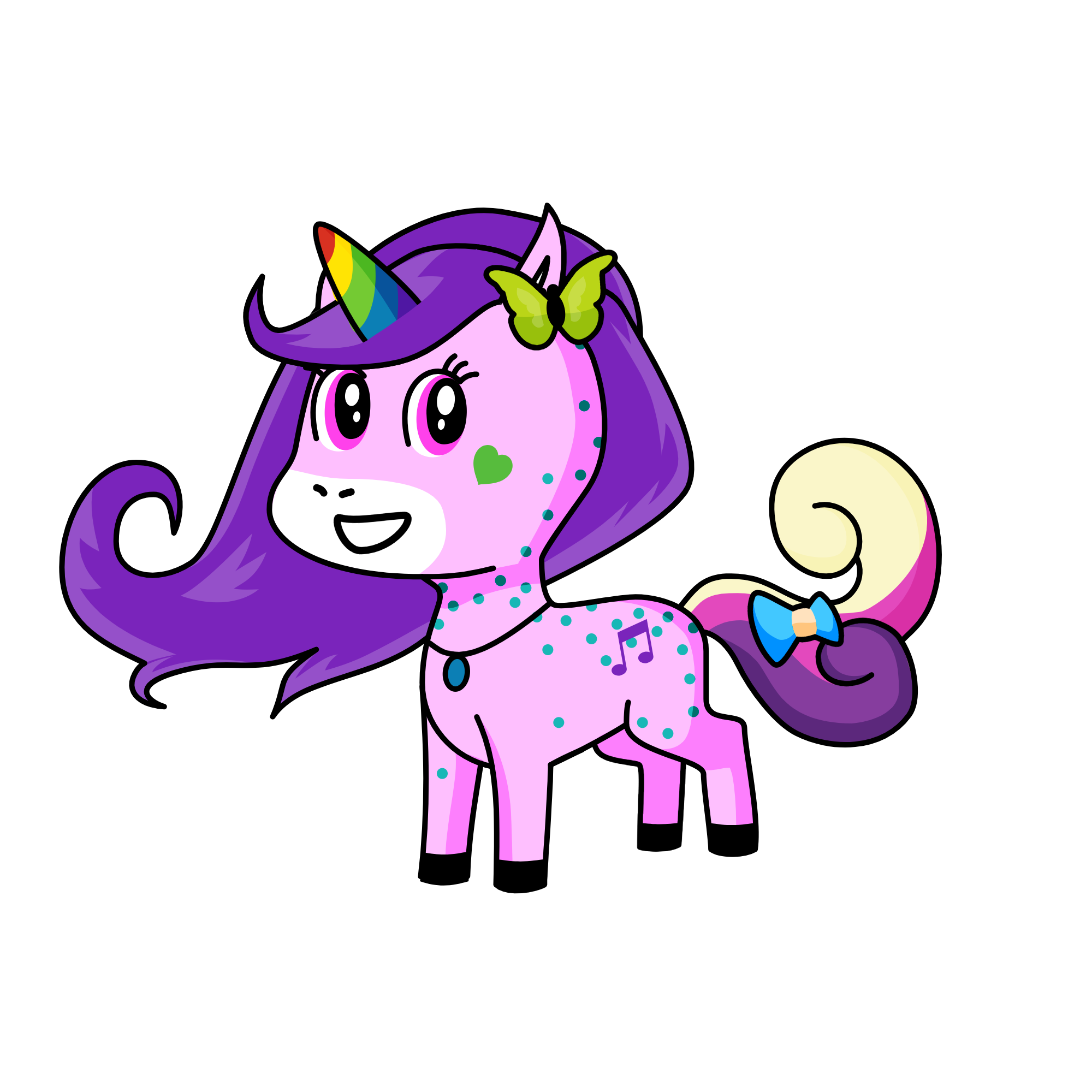 Pixie, the unicorn