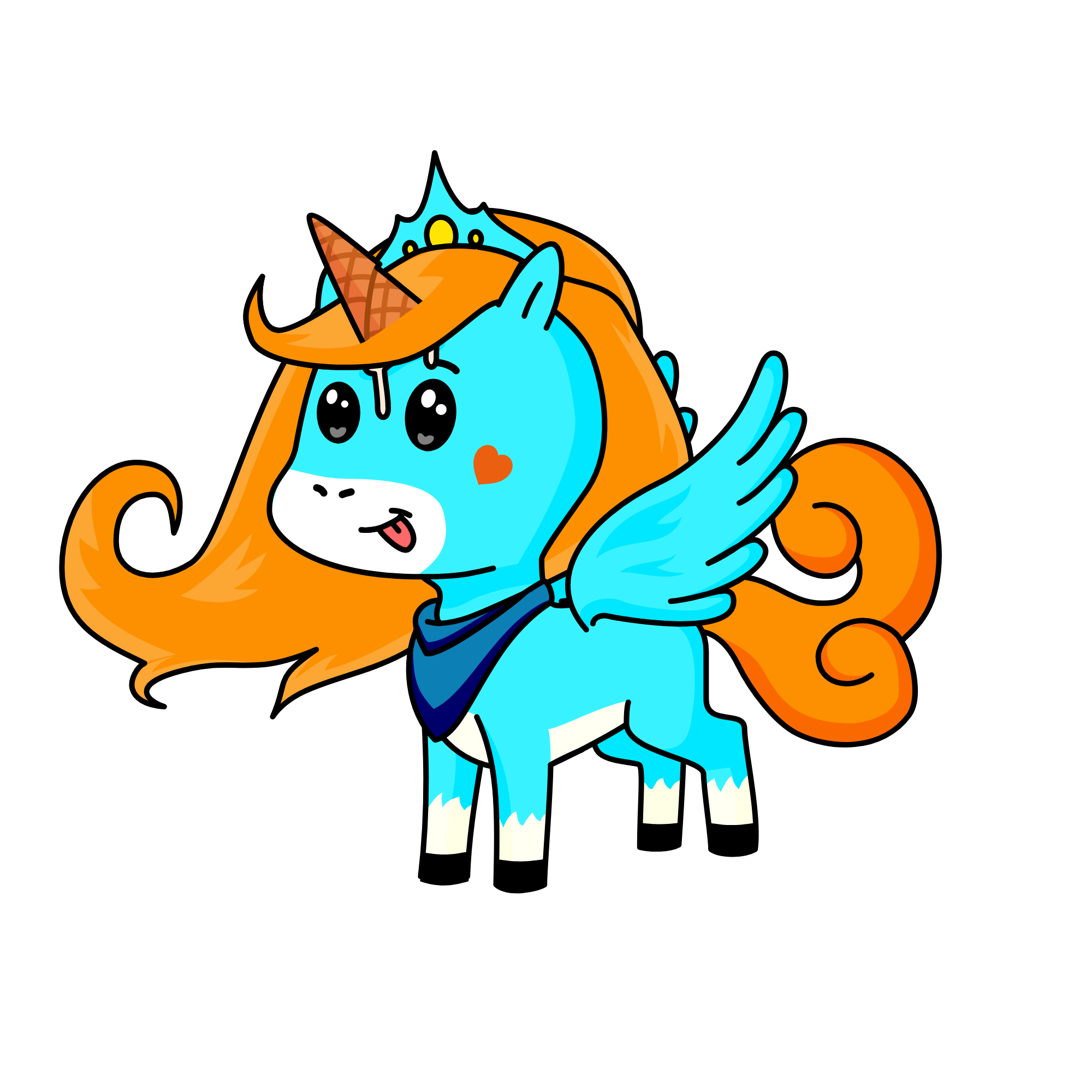 creamicorn, the unicorn