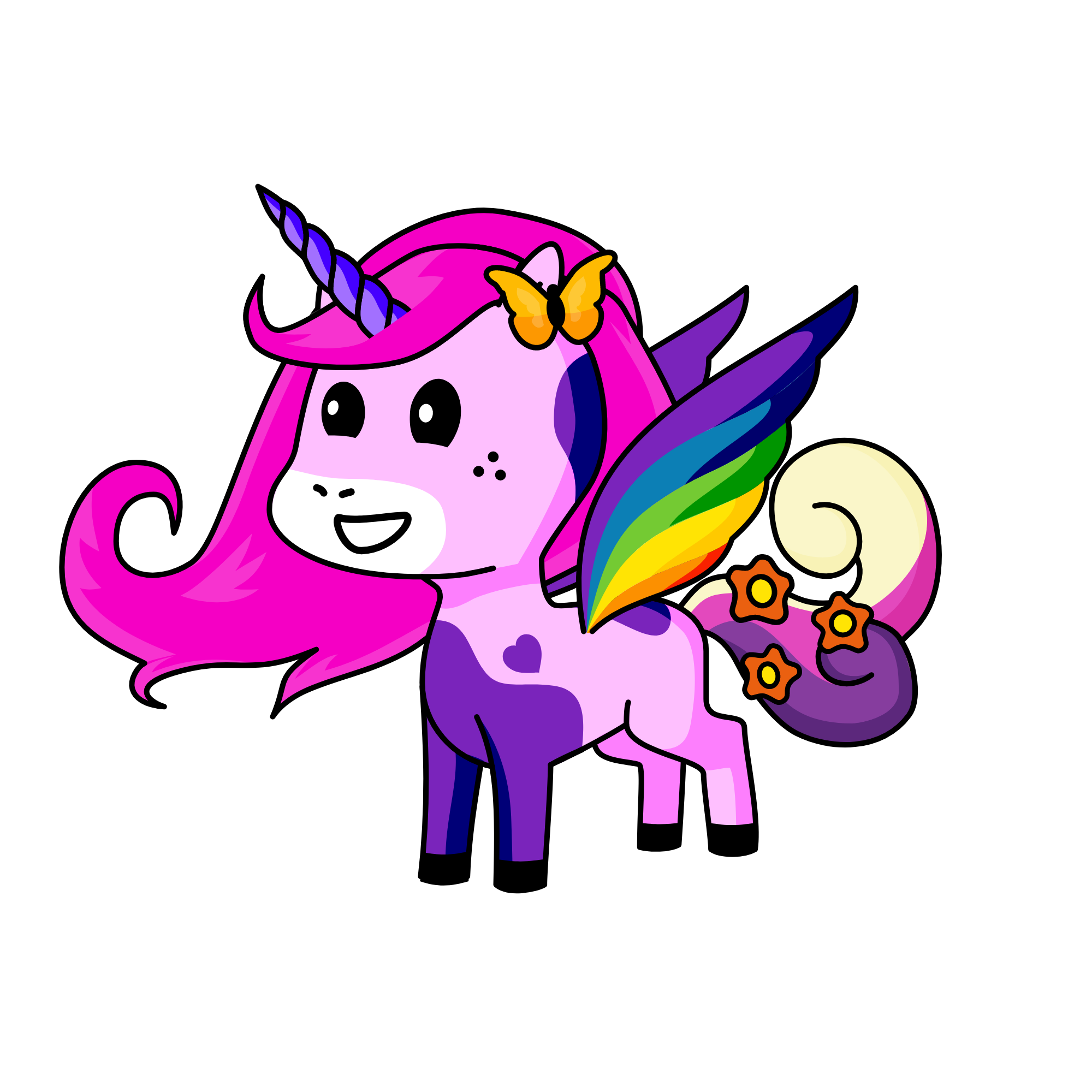 BEAUTIFLY, the unicorn