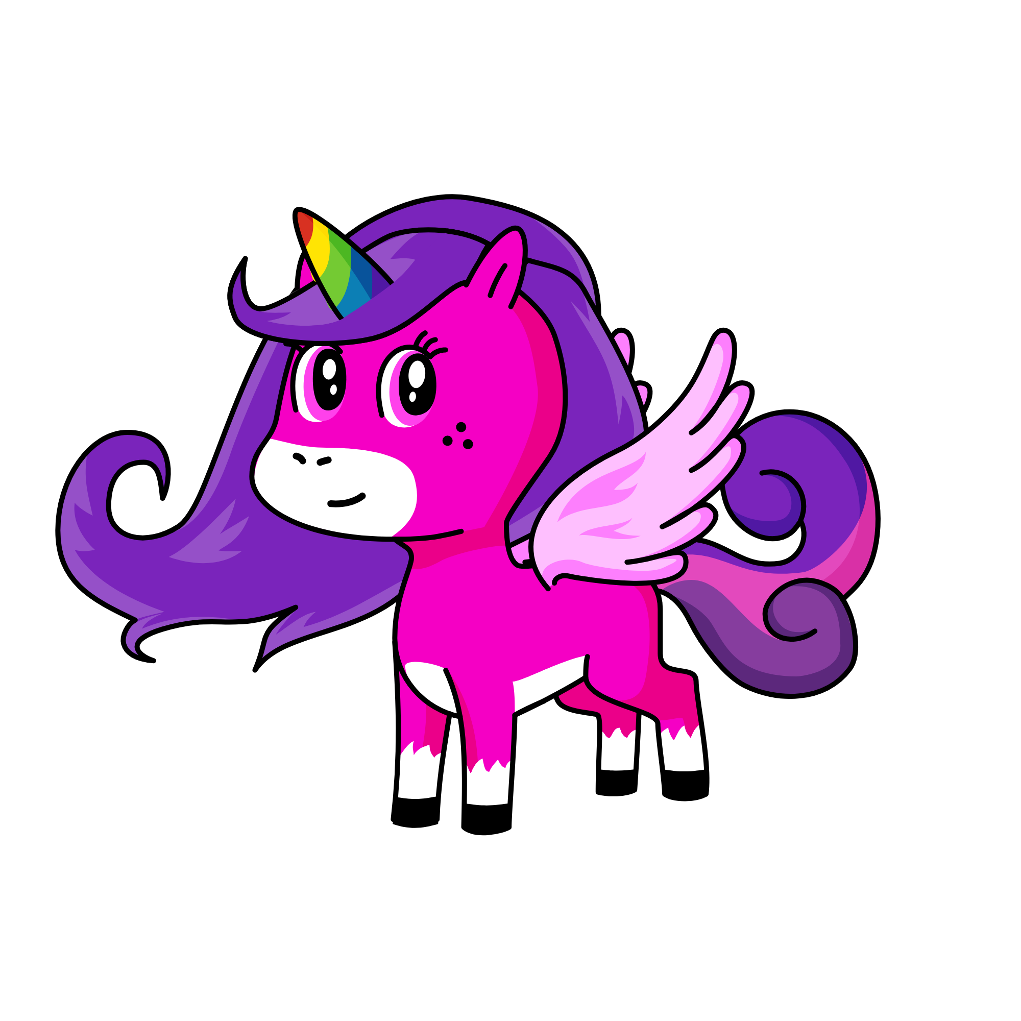 BEAUTIFLY, the unicorn