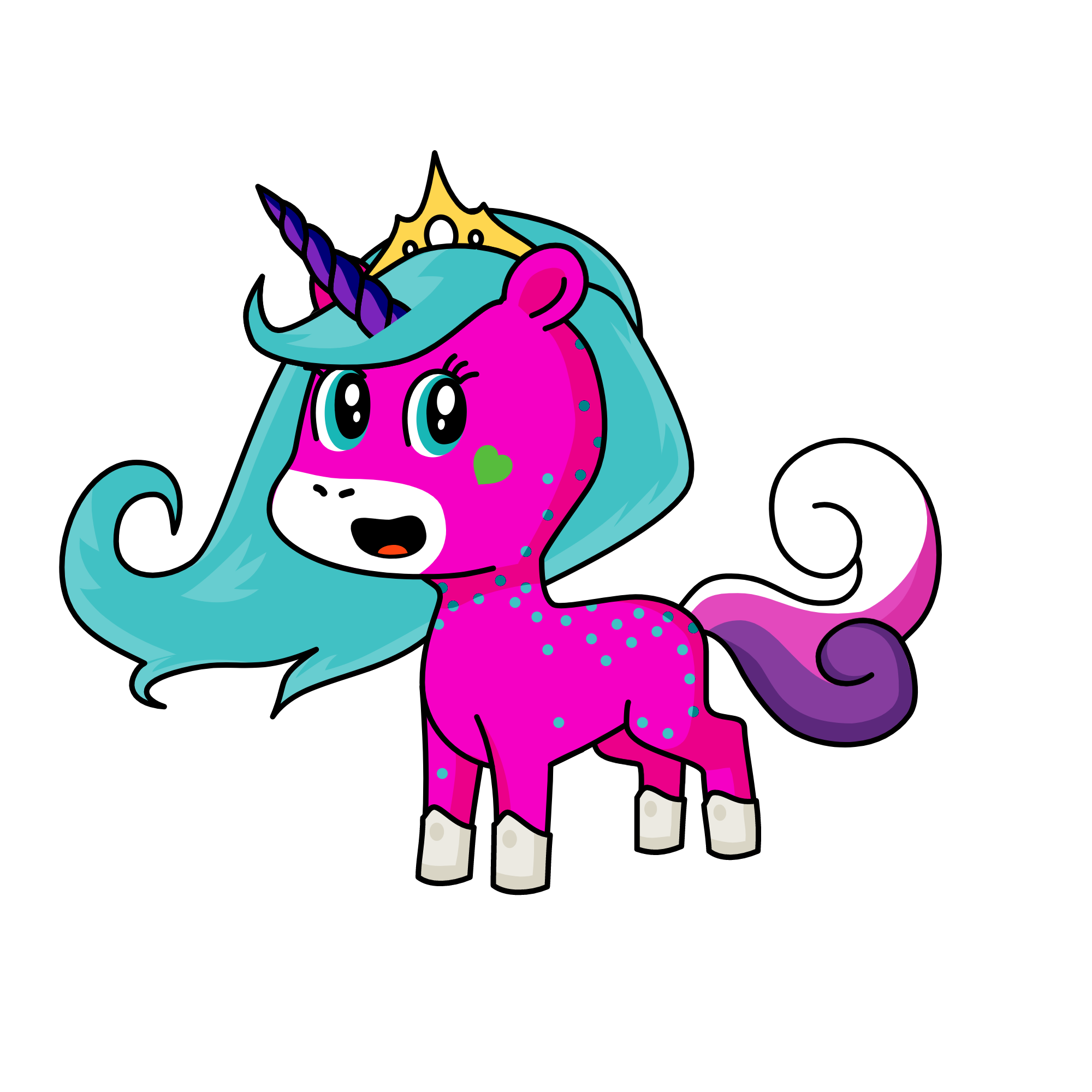 Princess Moon, the unicorn