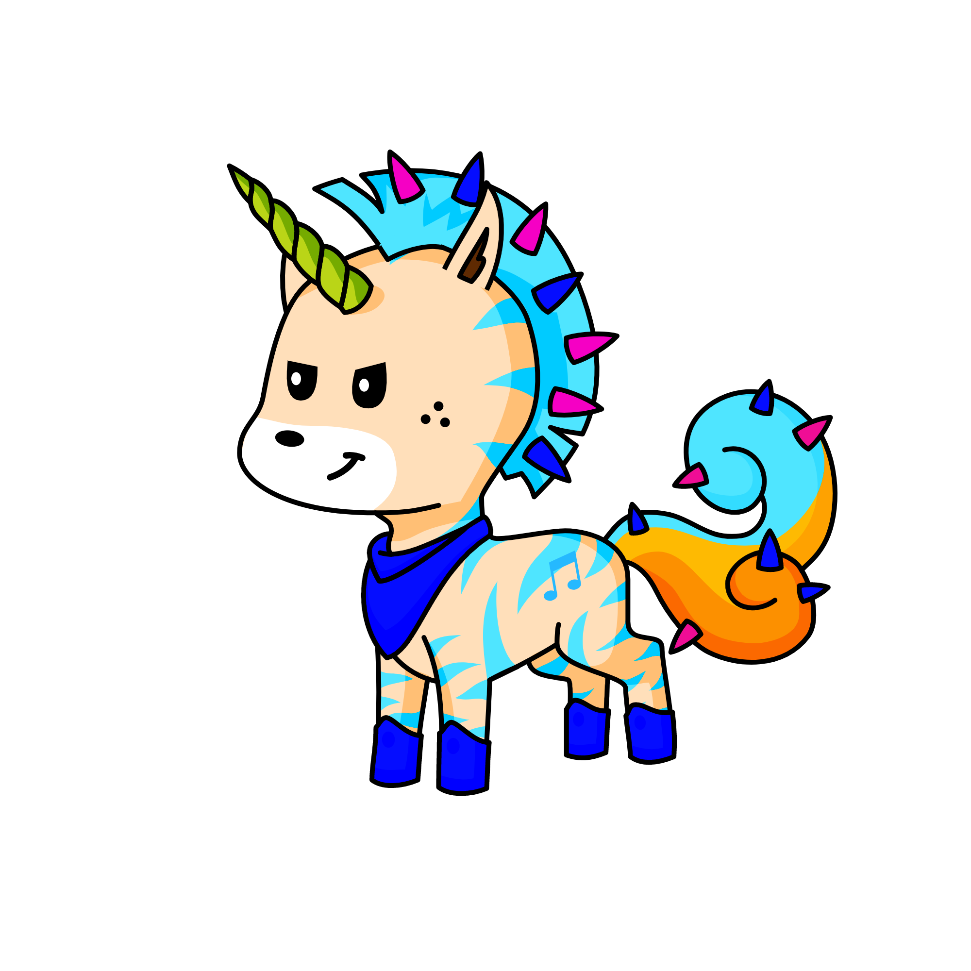Rocks Star, the unicorn