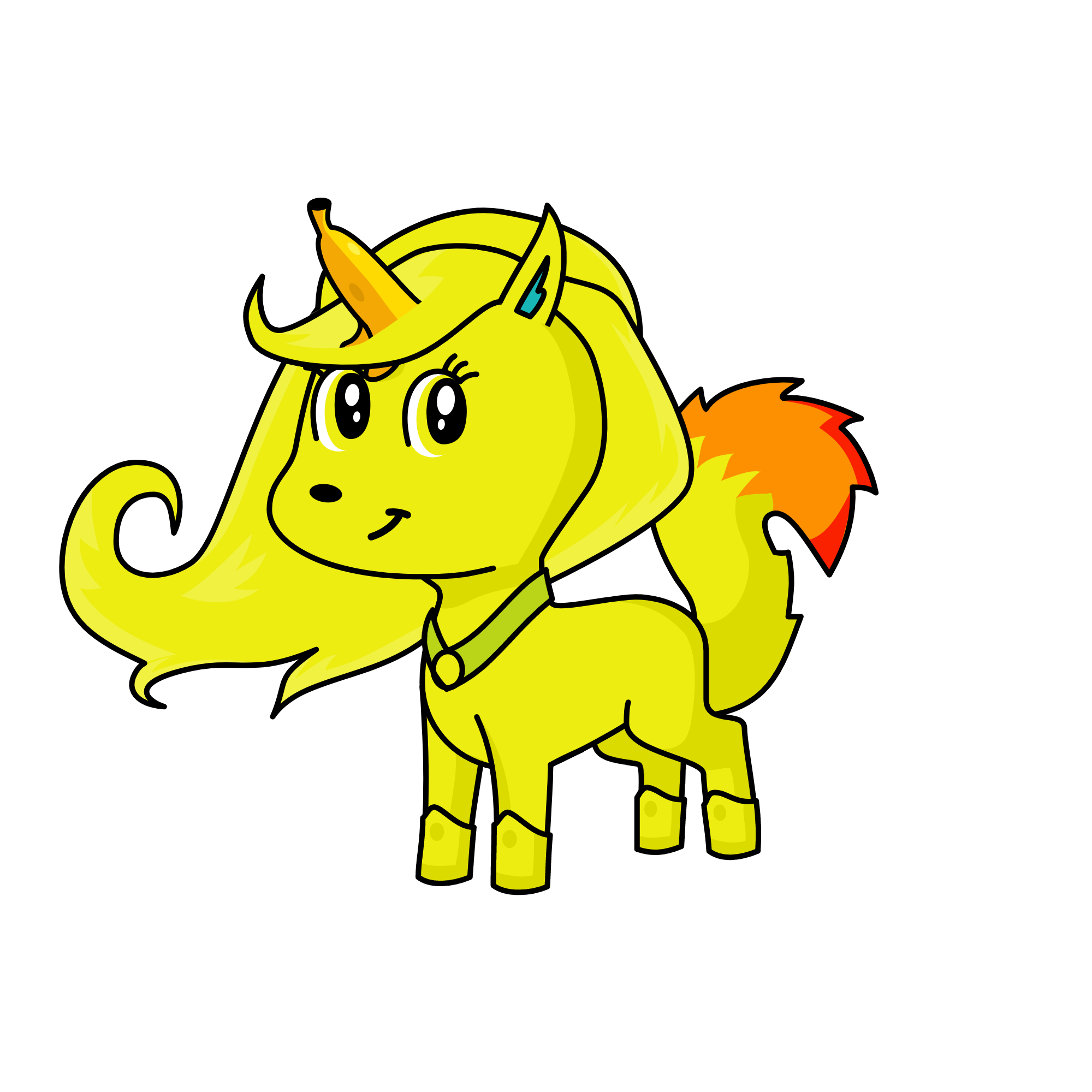 Banana, the unicorn