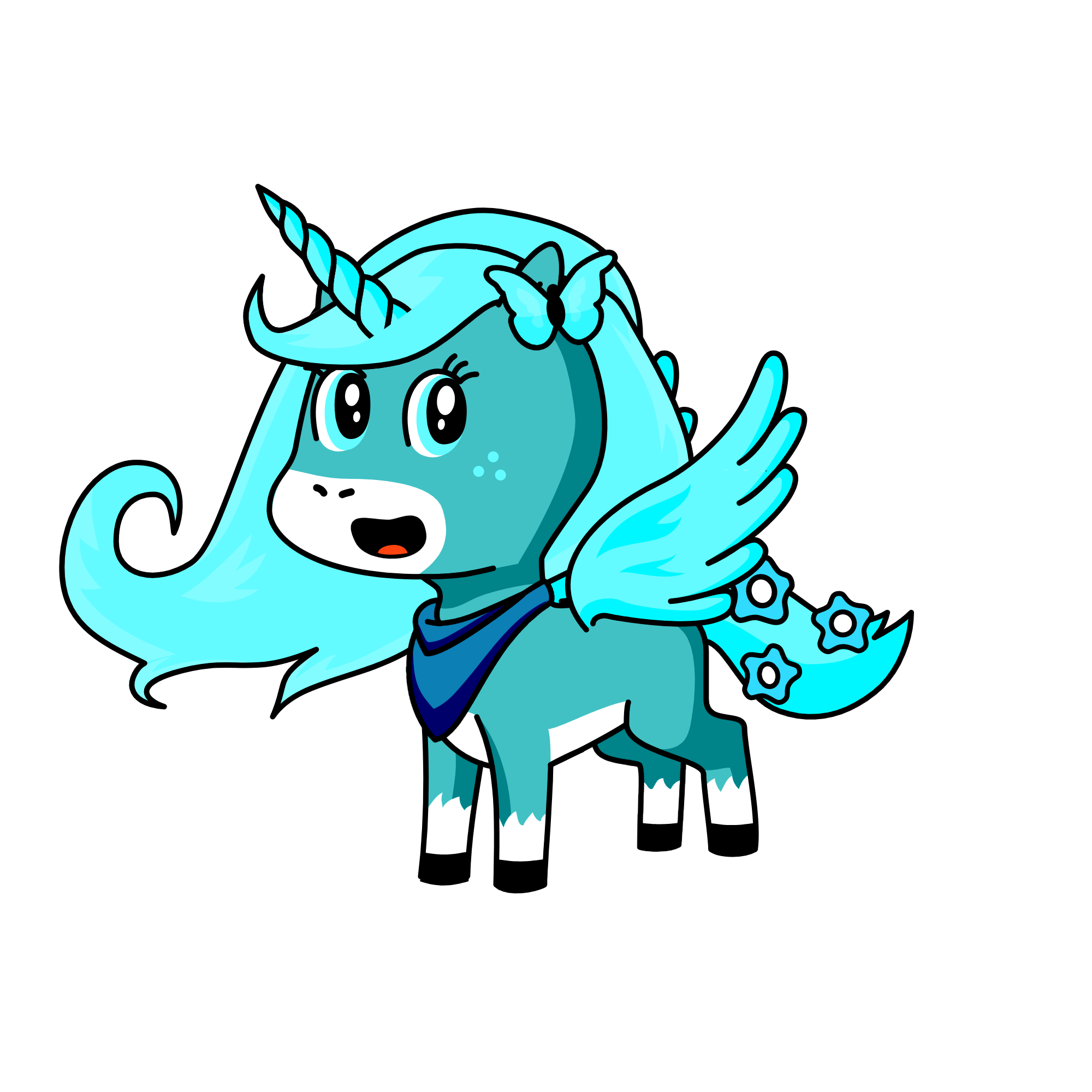 scarlet, the unicorn
