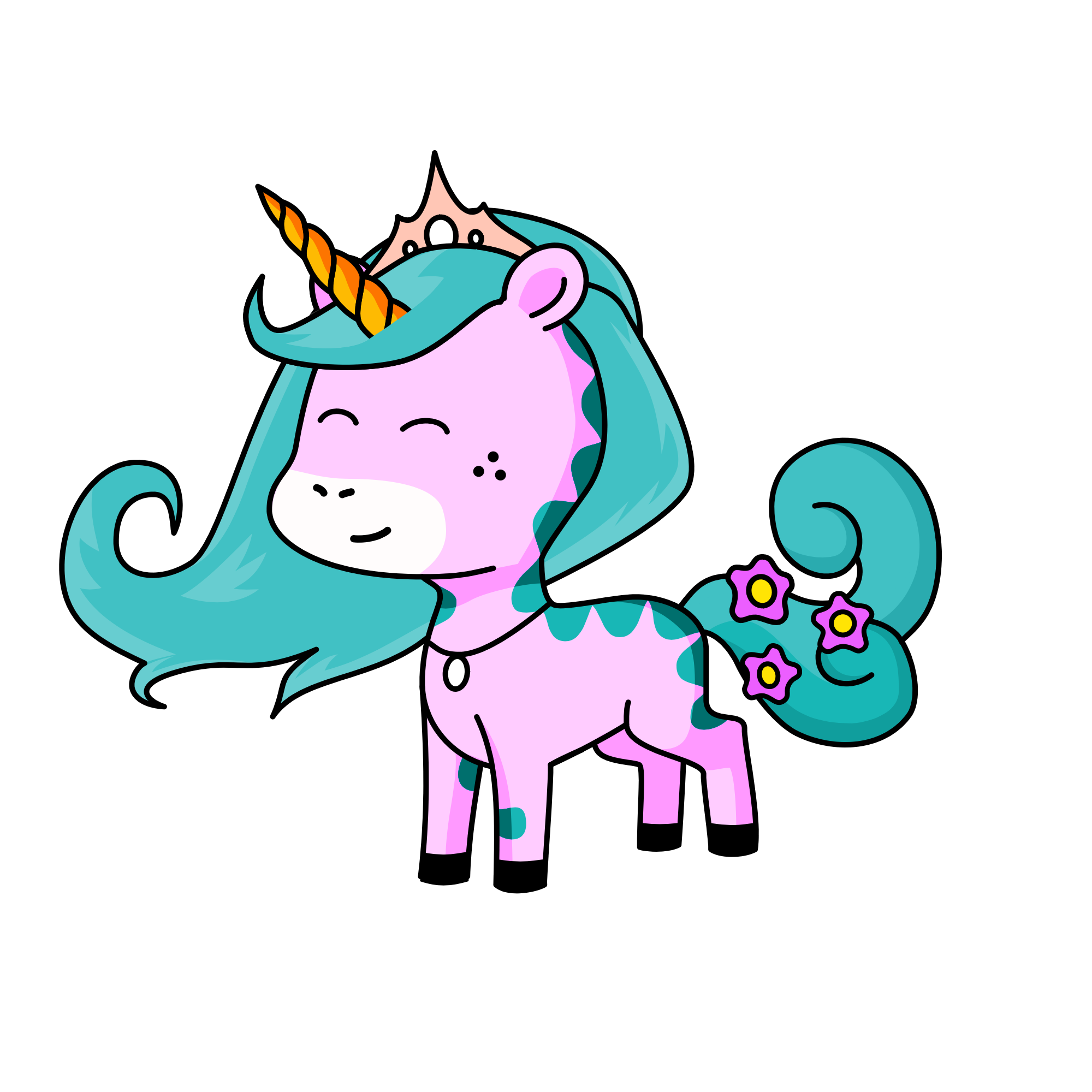 Princess Layla, the unicorn