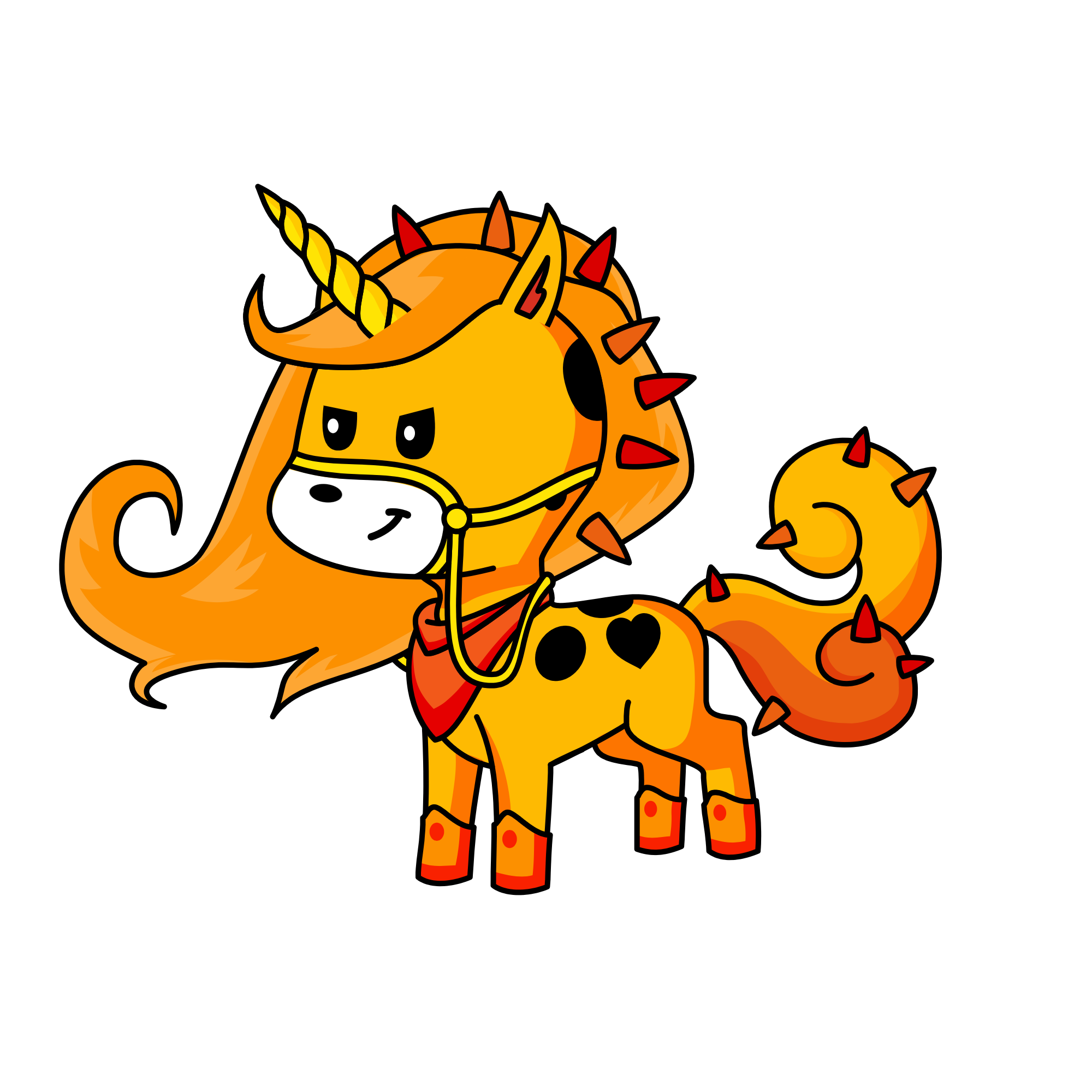 Fire, the unicorn