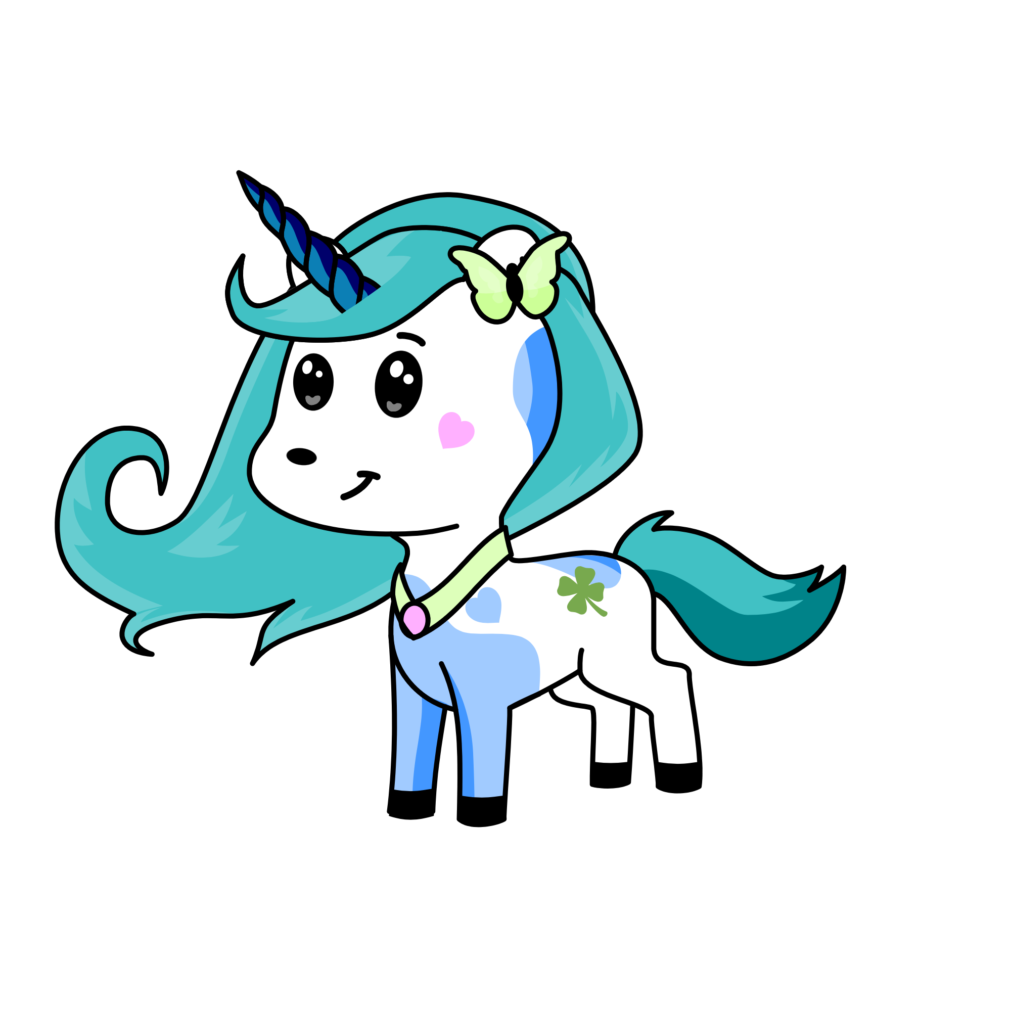 Snowy , the unicorn