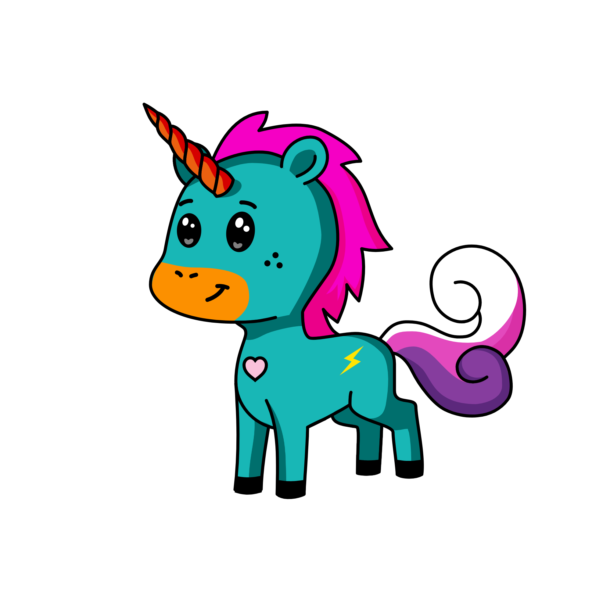 flash, the unicorn