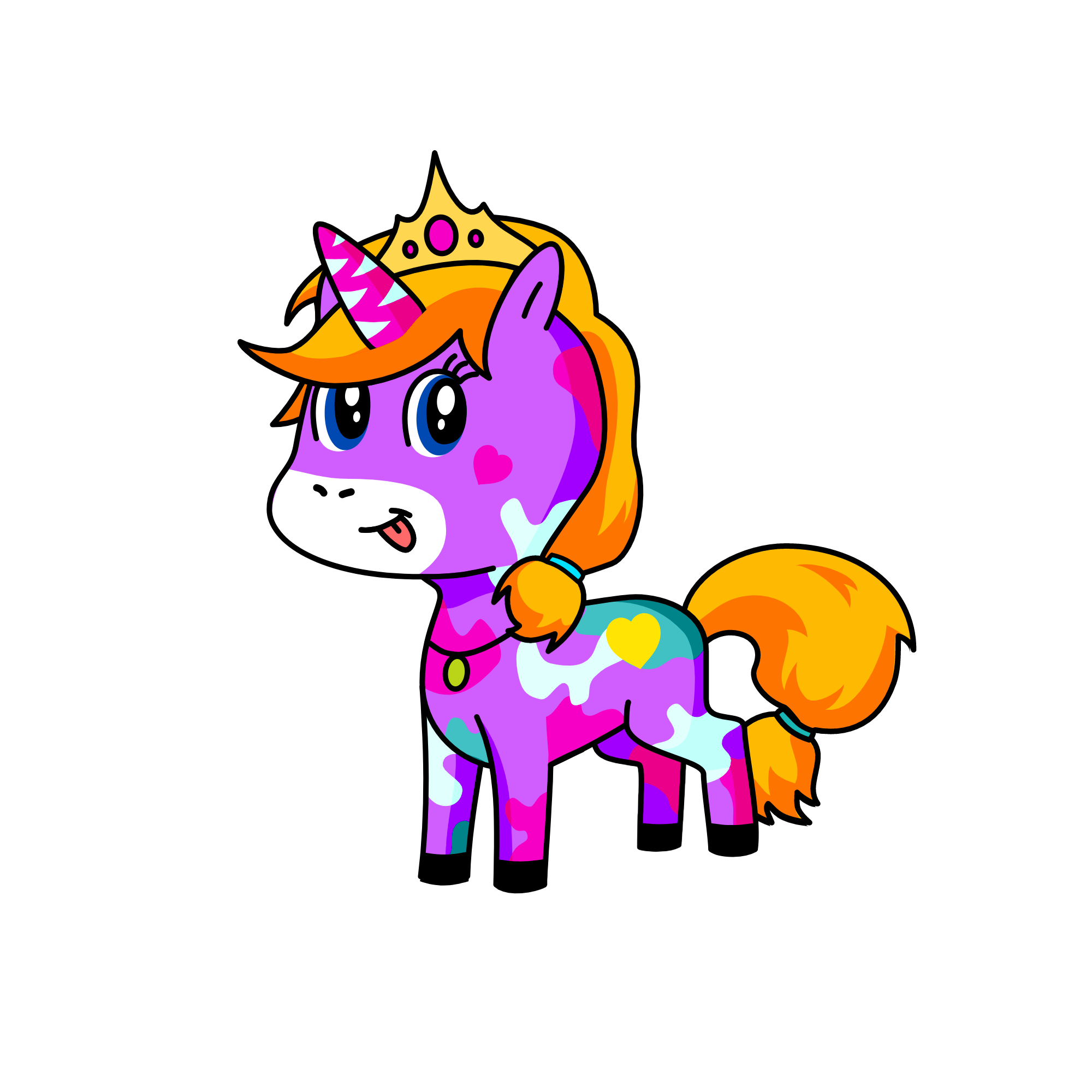 pinky, the unicorn