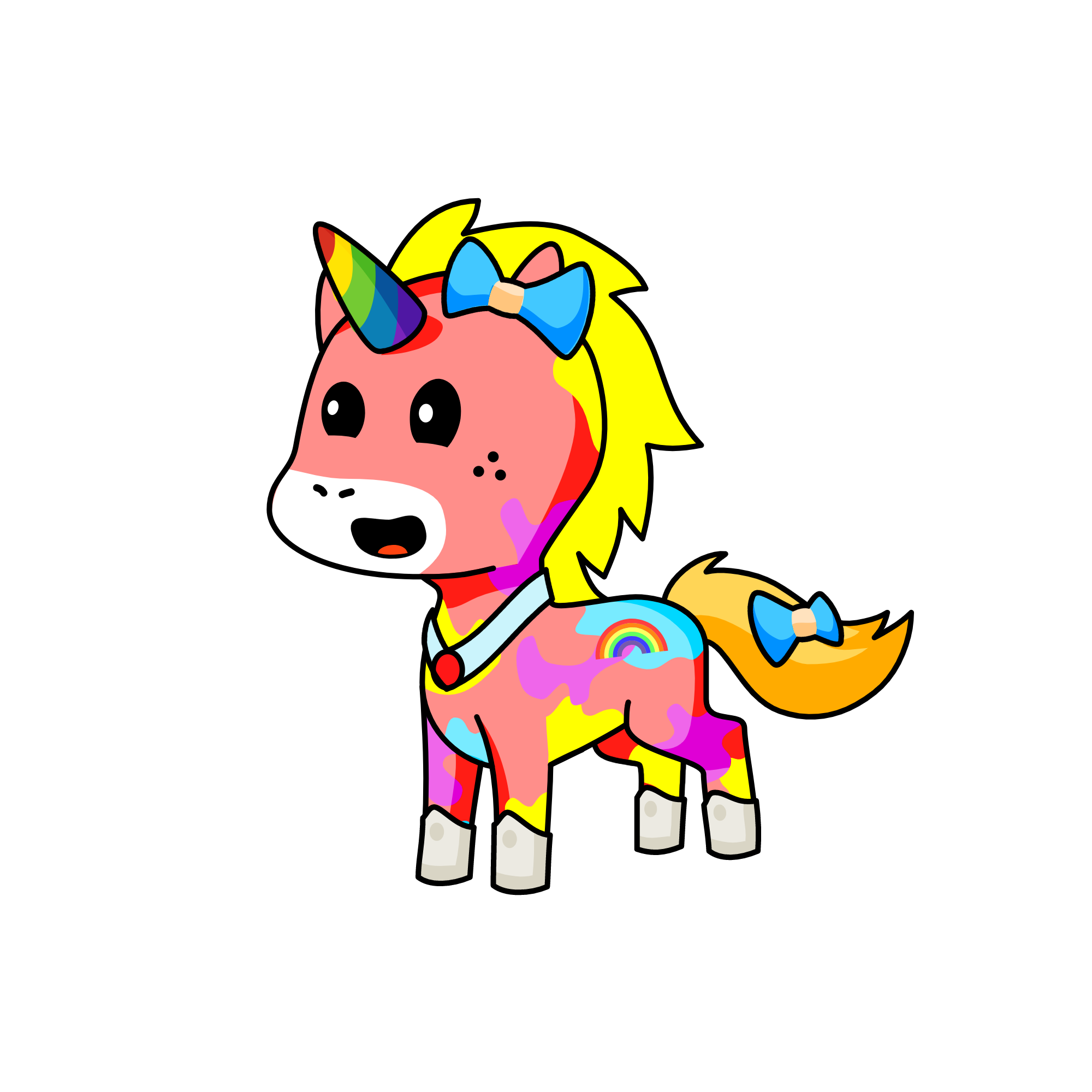 cầu vồng, the unicorn