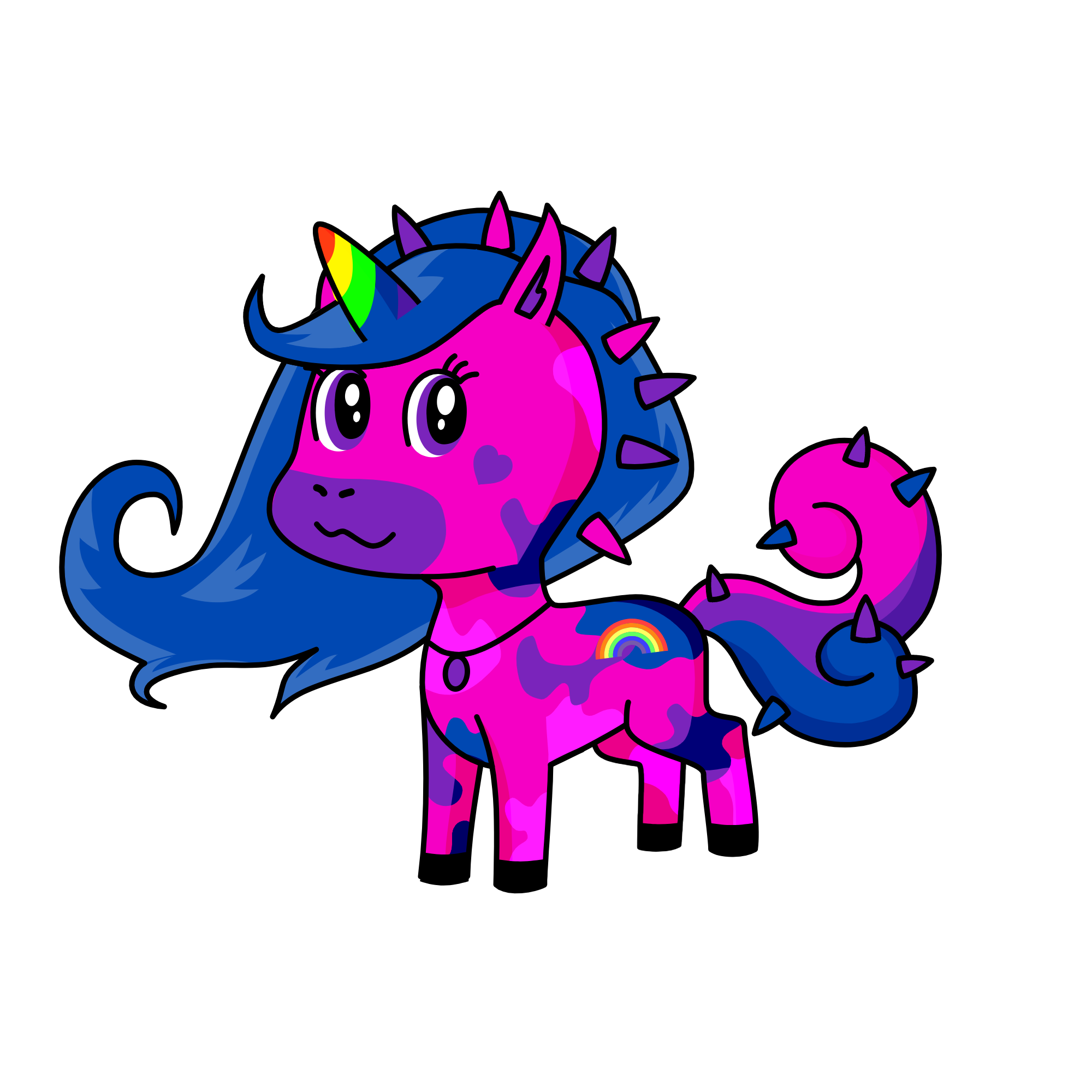 Fuchsia the Fabulous, the unicorn