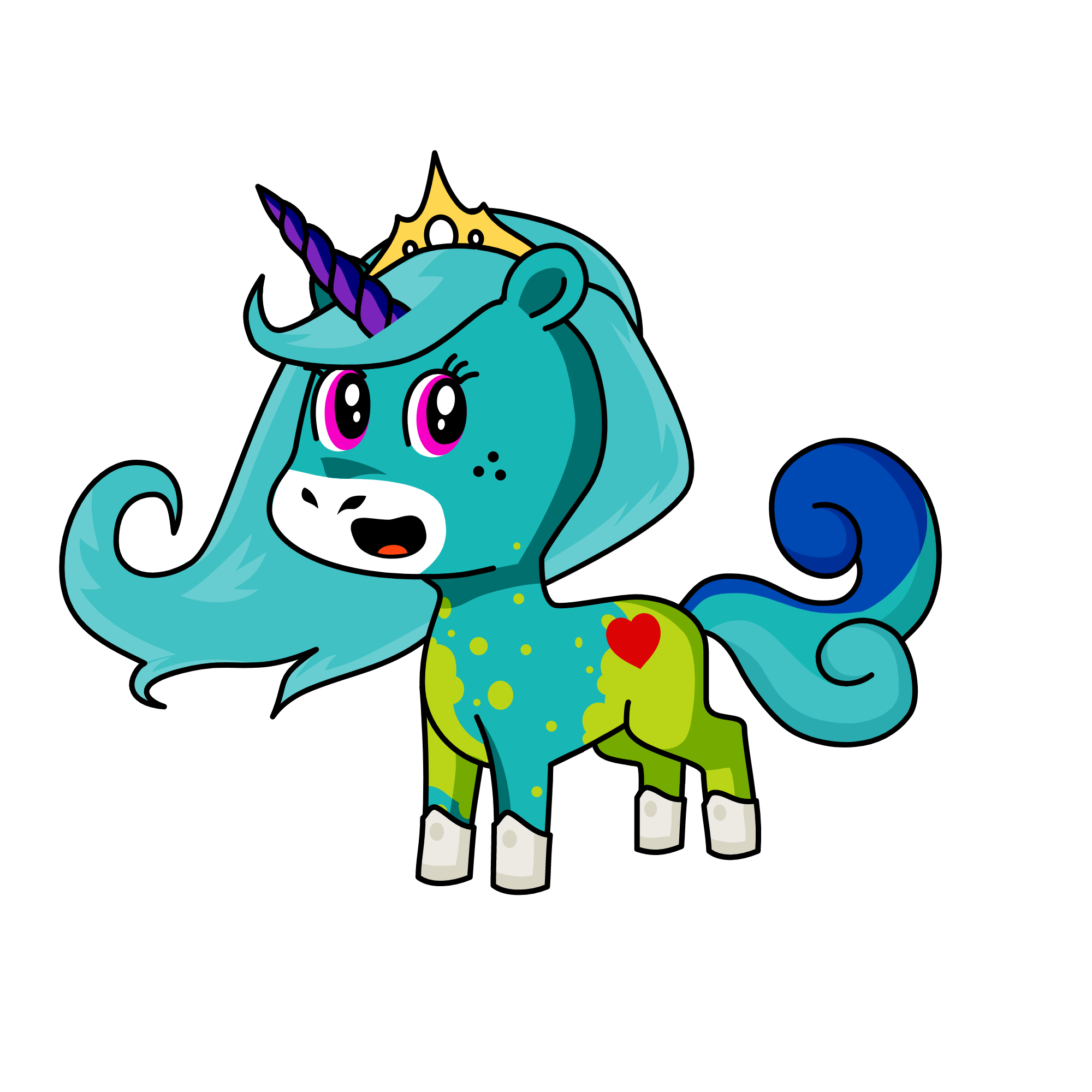 Sky, the unicorn