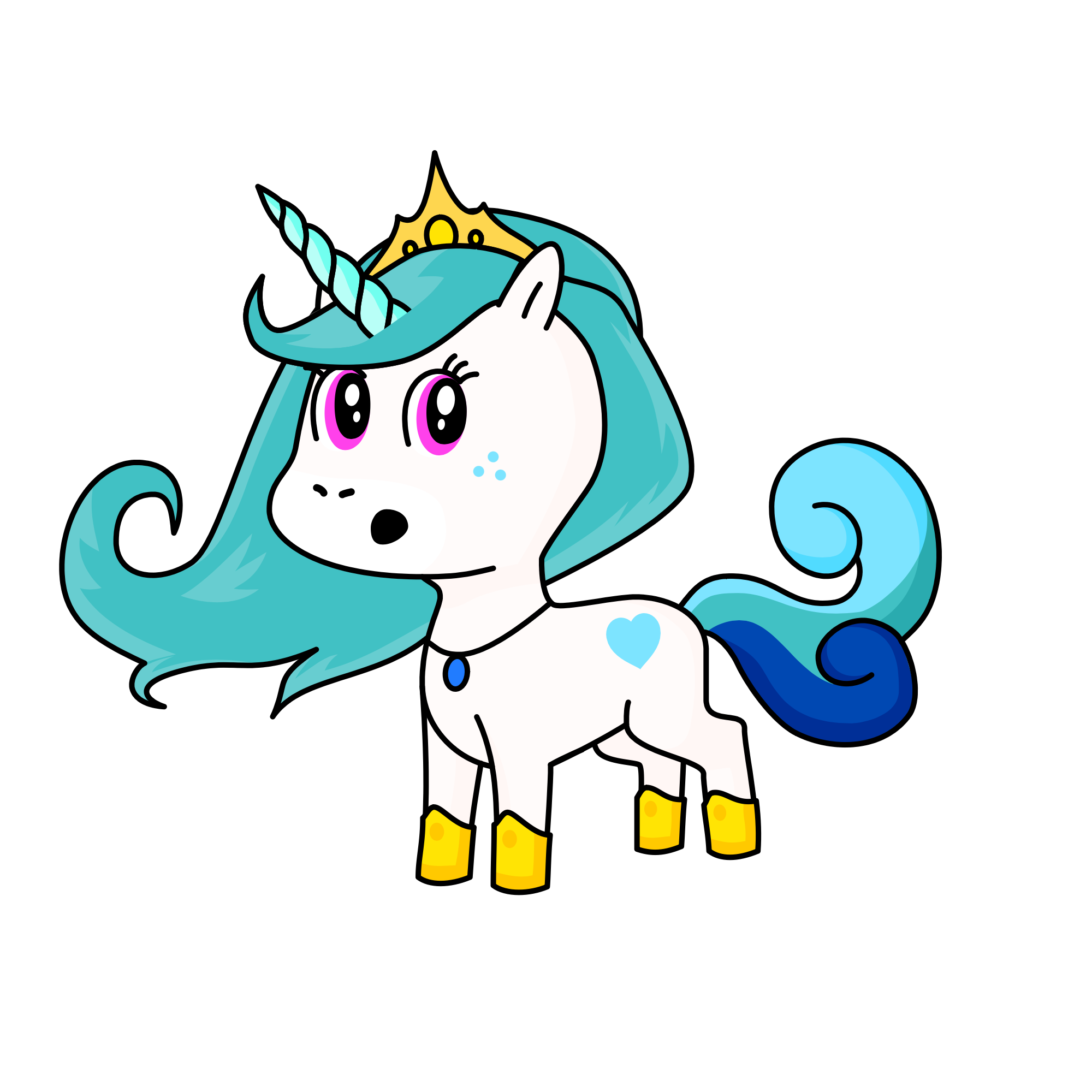 Ice queen 👑 sara, the unicorn