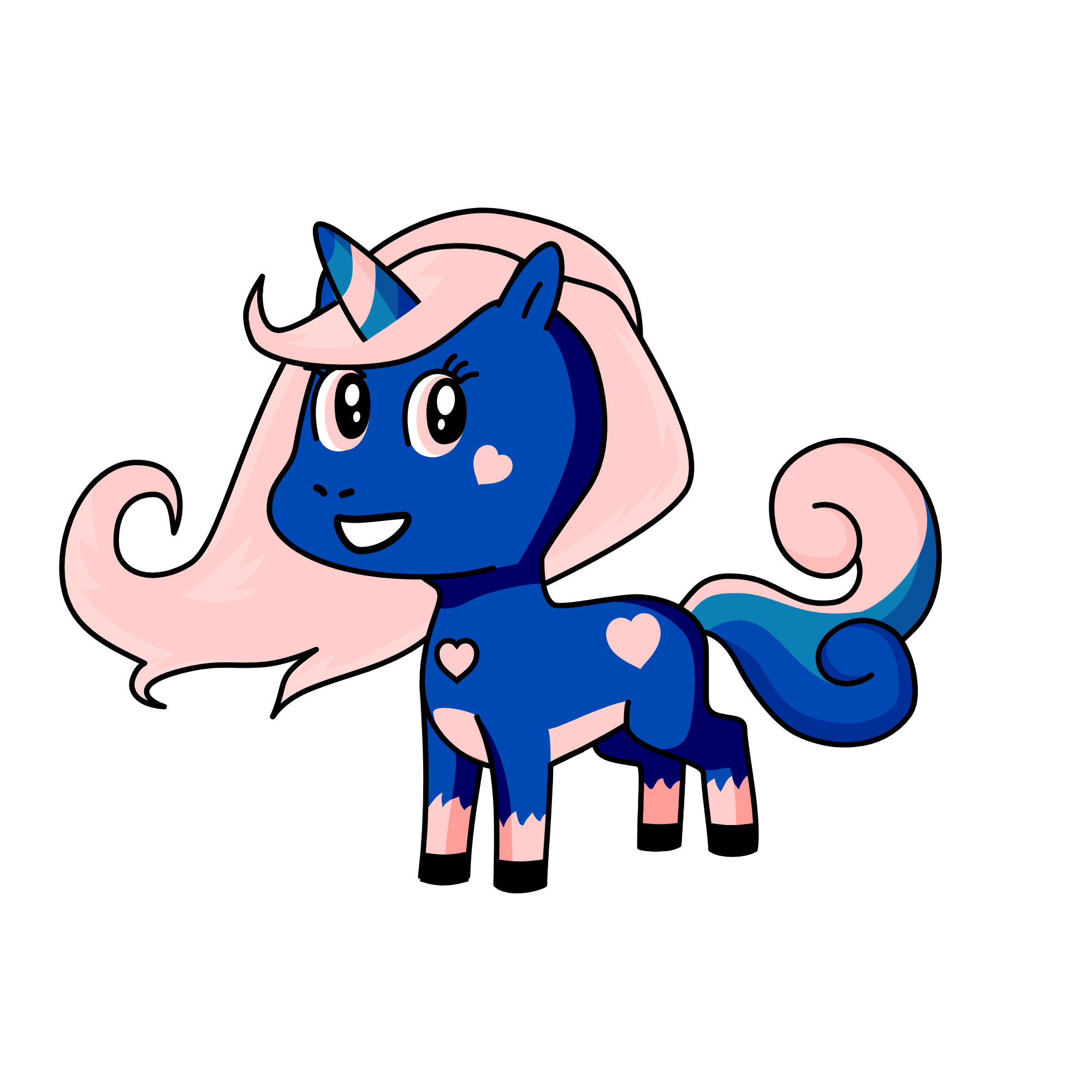 pinky, the unicorn